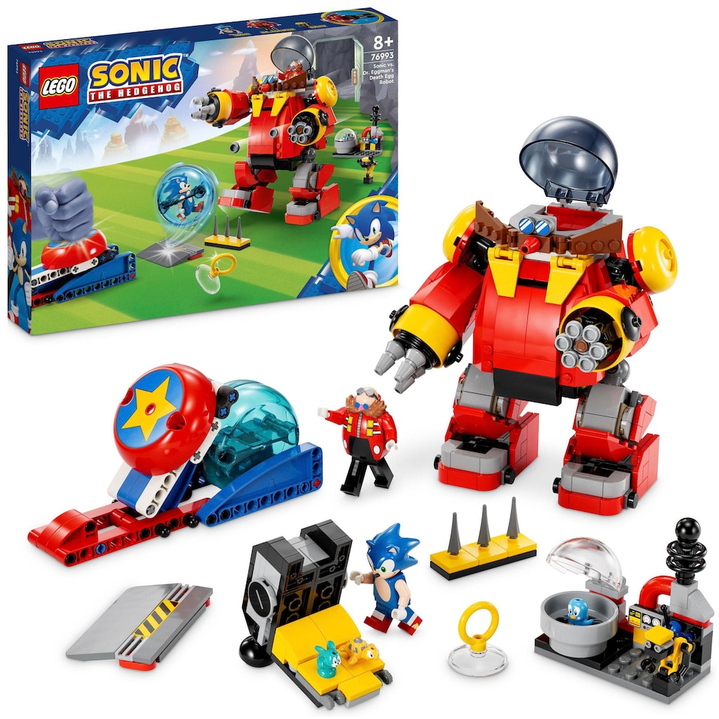 LEGO® Konstruktionsspielsteine »Sonic vs. Dr. Eggmans Death Egg Robot  (76993), LEGO® Sonic«, (615 St.)