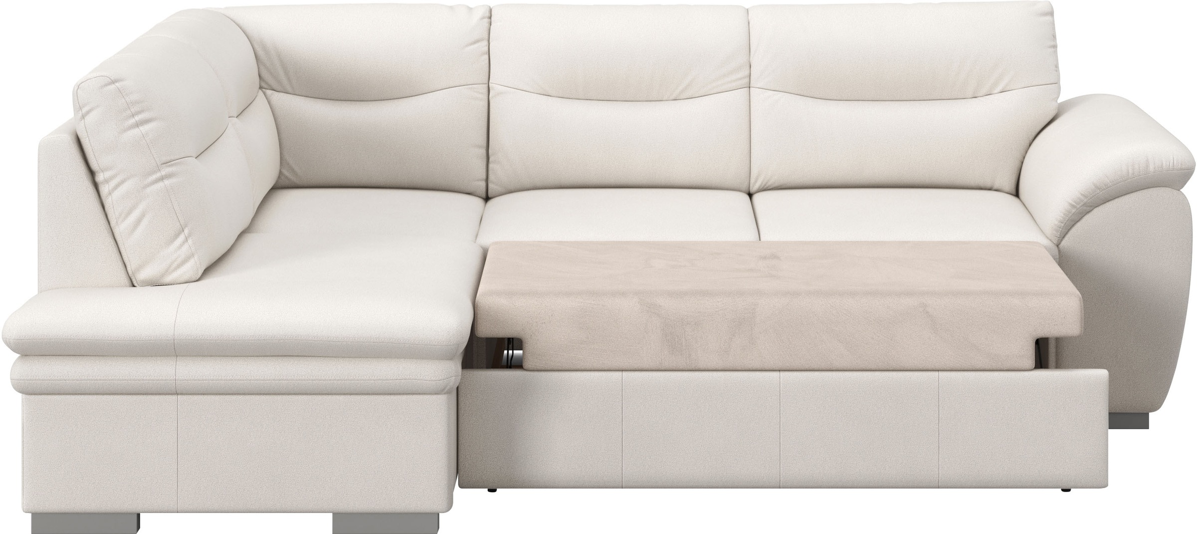 COTTA Ecksofa »Leandra L-Form«, wahlweise mit Bettfunktion & Bettkasten