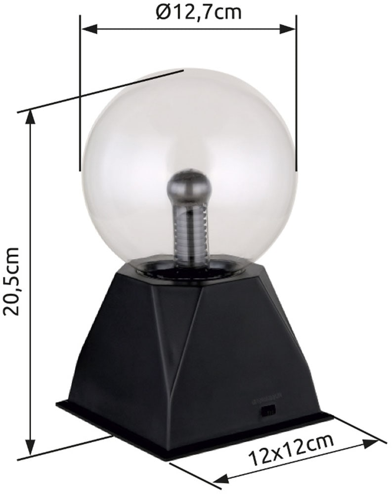 GLOBO LIGHTING Dekolicht »PLASMA«, Leuchtmittel LED-Modul | LED fest integriert, Tischlampe/Schlafzimmer/Wohnzimmer/2 Stufen Lichteffekt
