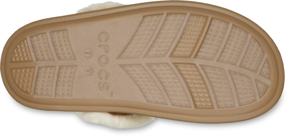 Crocs Pantoffel »Classic Fuzz Scuff«, Hausschuh, Clog mit Warmfutter