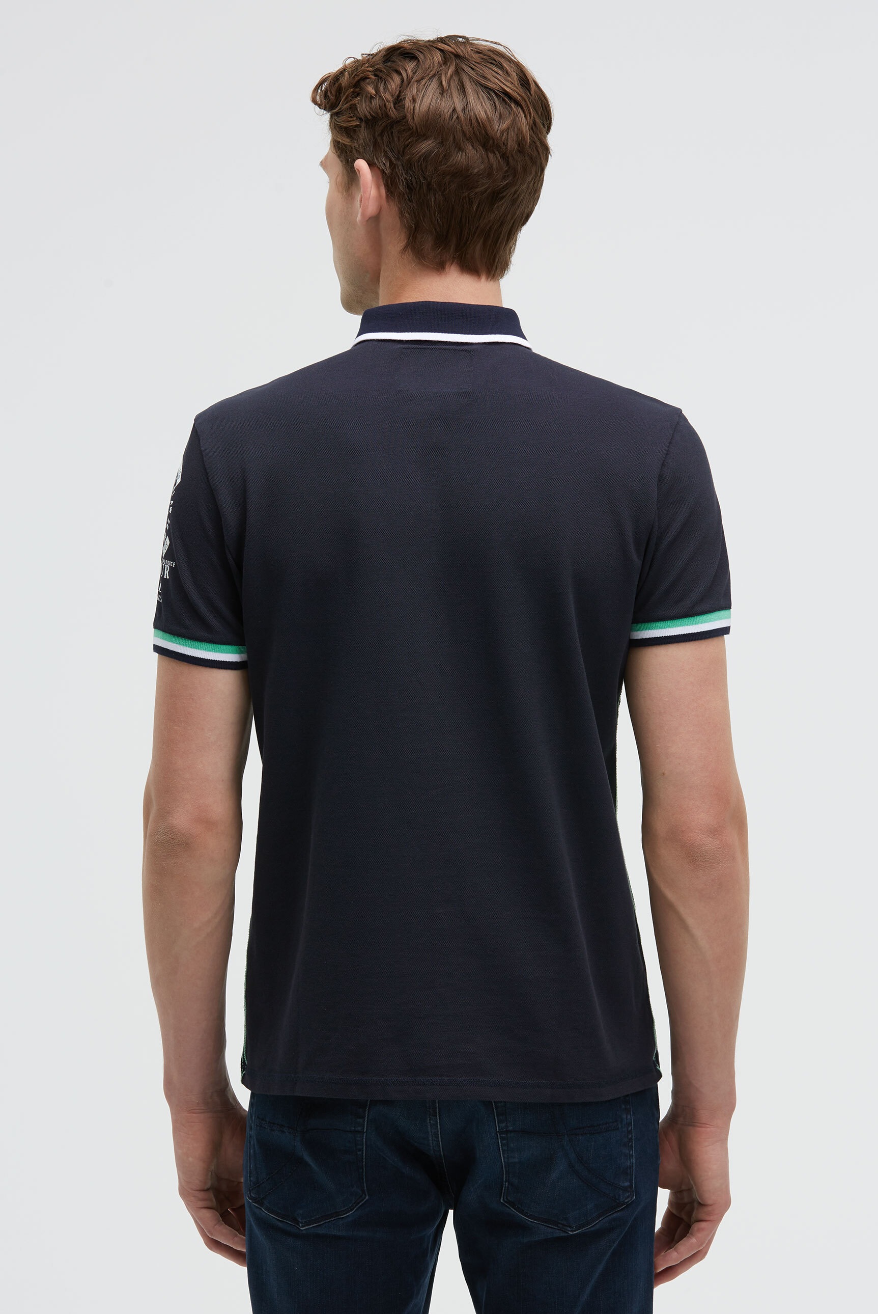 CAMP DAVID Poloshirt, mit Kontrastnähten