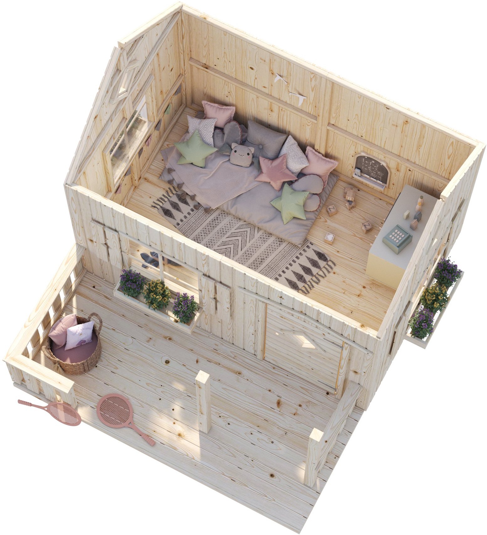 Palmako Spielhaus »Otto 3,6 m²« BxTxH: 266x272x220 cm