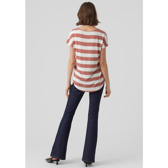 Vero Moda Kurzarmshirt »VMWIDE STRIPE S/L TOP GA JRS NOOS« für kaufen | BAUR