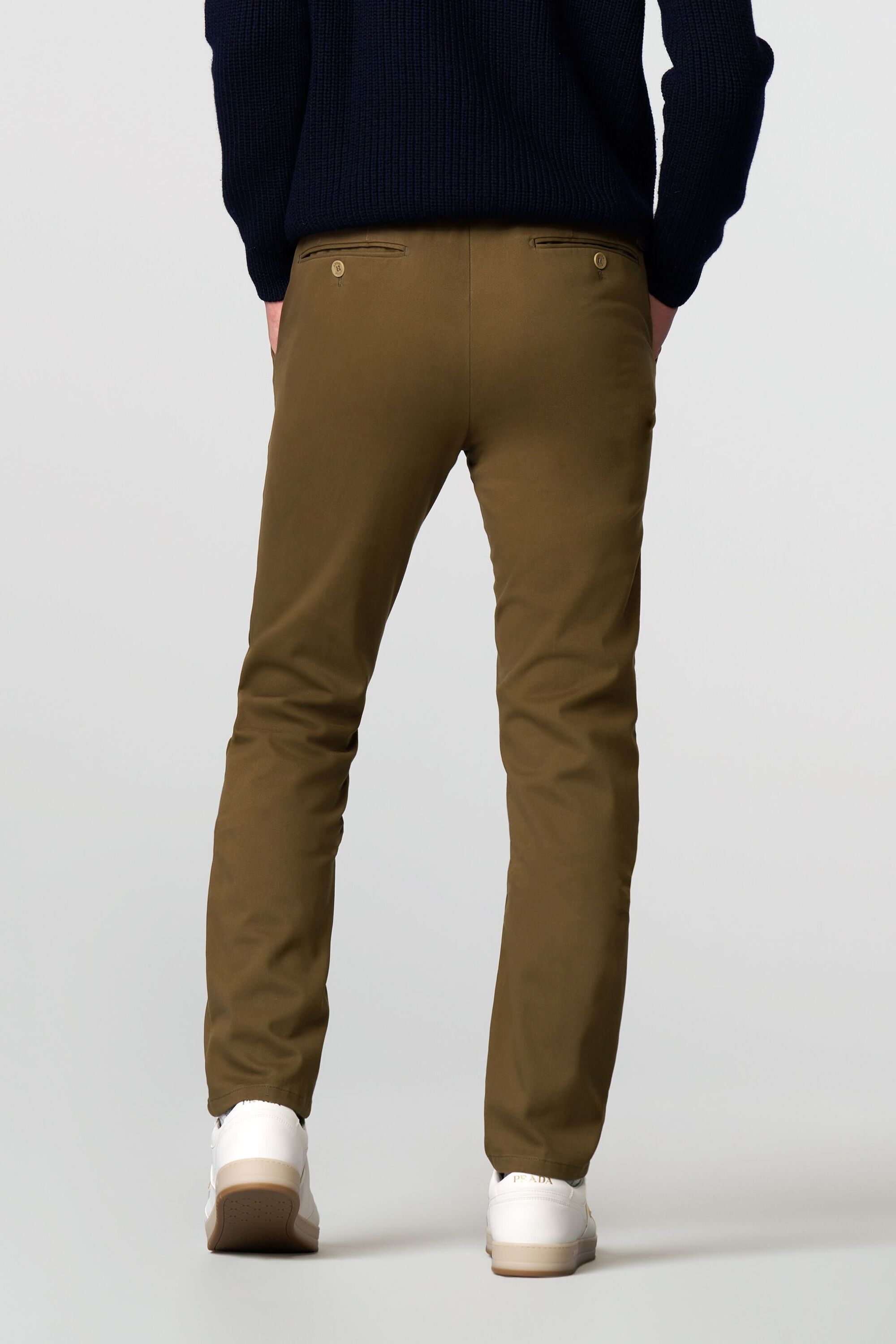 Thumbnail - MEYER Chinos "BONN", mit buntgewebtem Innenfutter