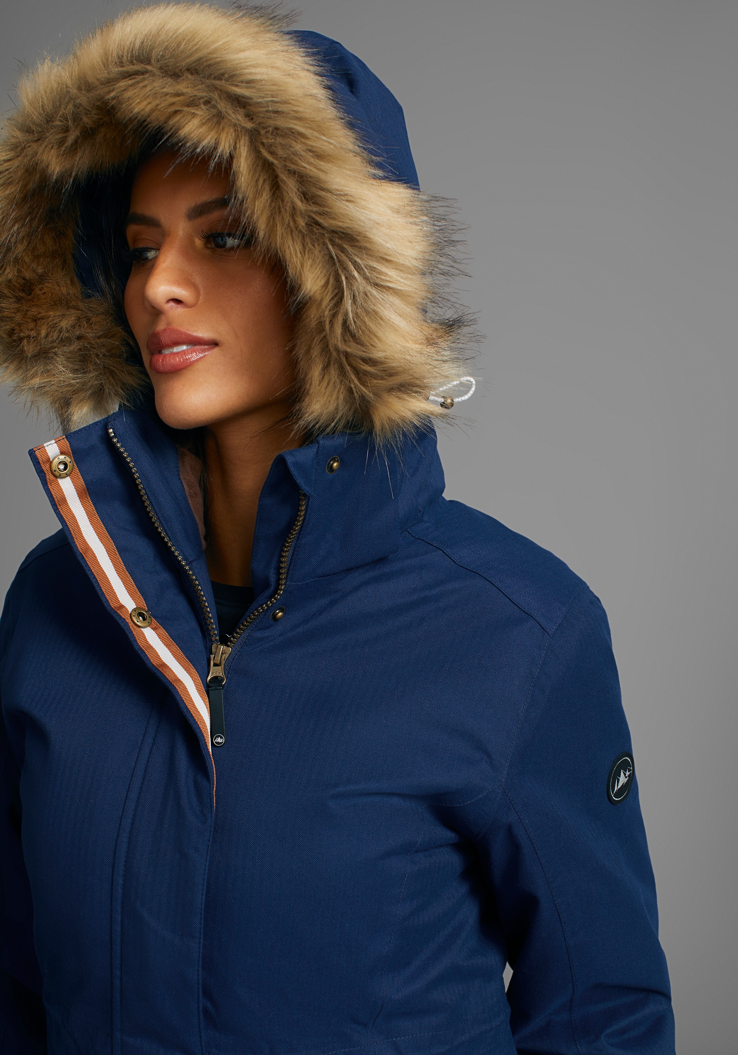 Thumbnail - Polarino Funktionsparka mit Kapuze Atmungsaktiv, winddicht und wasserdicht. Warm wattiert.