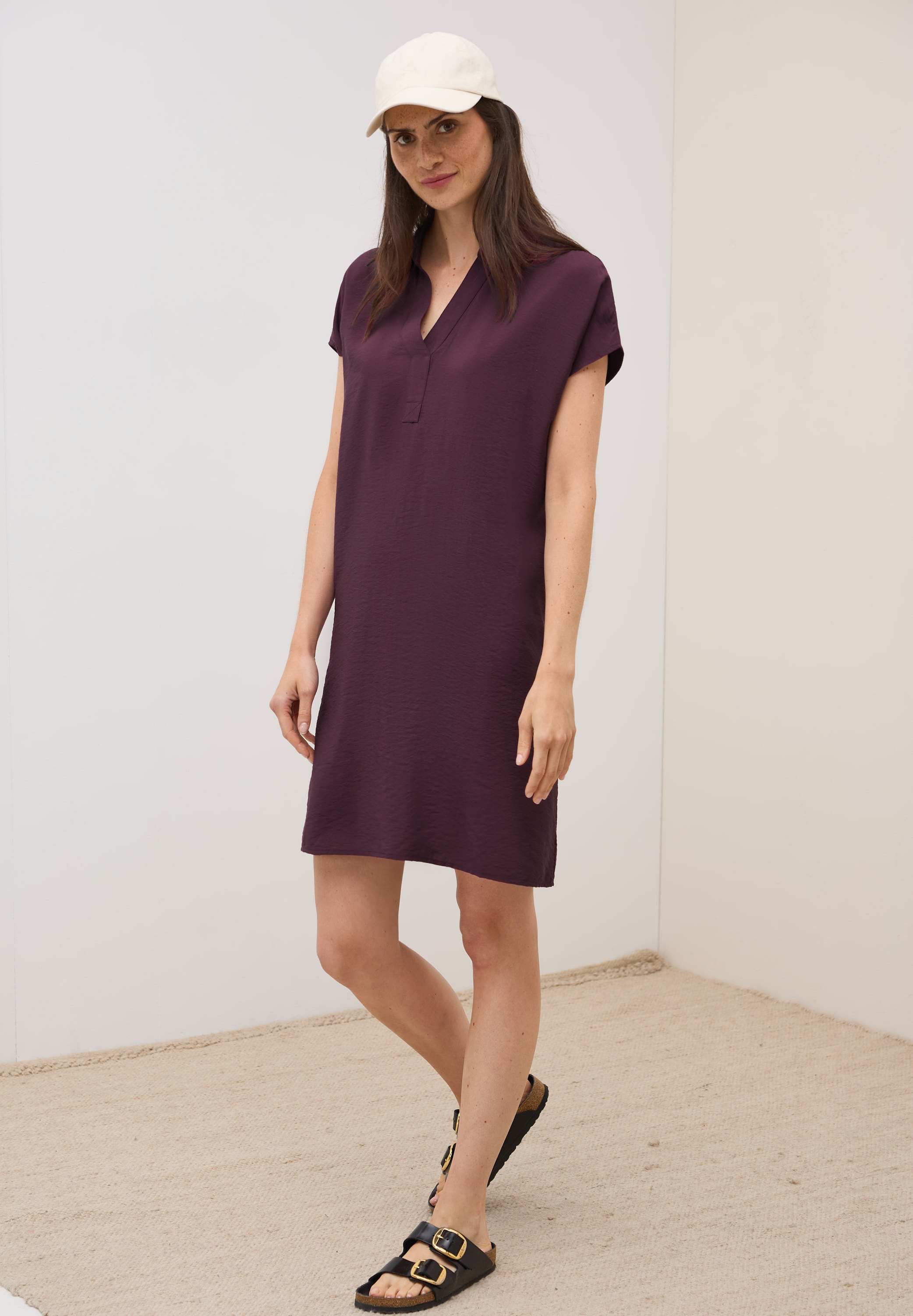 Cecil Hemdblusenkleid, Sommerkleid in feiner Struktur-Qualität günstig online kaufen