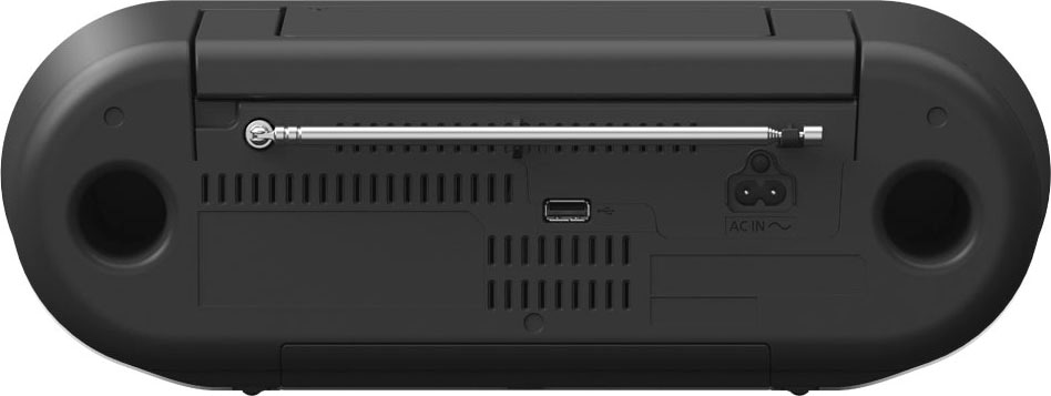 Panasonic Boombox »RX-D550E-K CD-«, (Bluetooth FM-Tuner-UKW mit RDS 20 W)