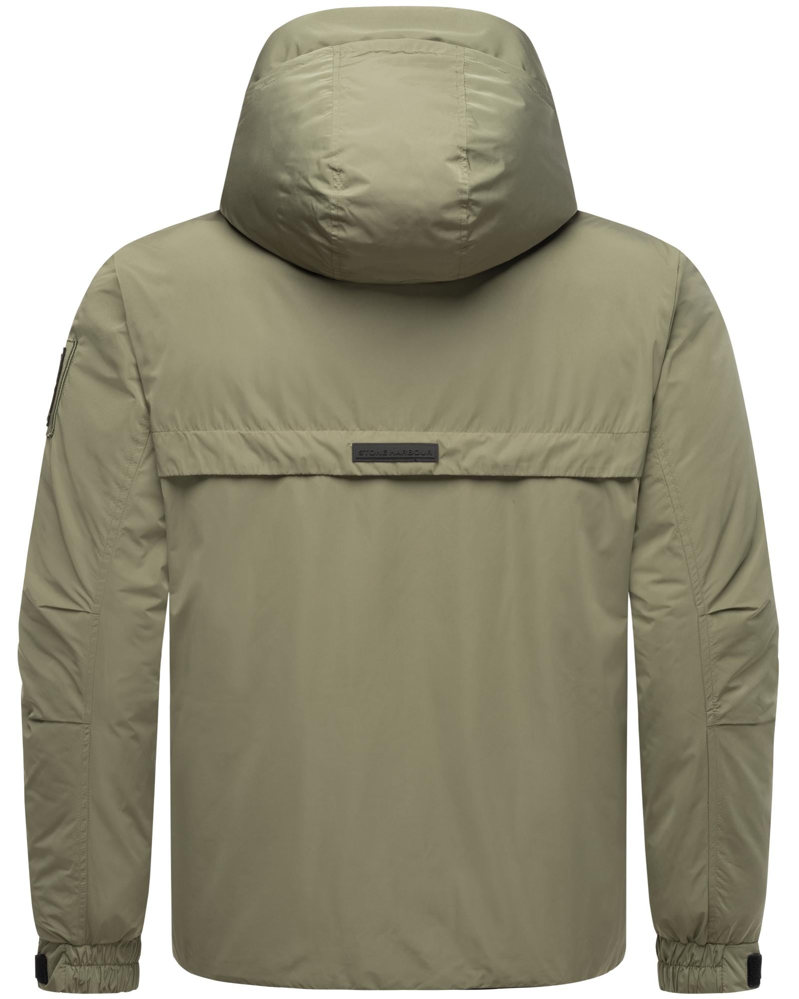 Stone Harbour Winterjacke »Yorchii XX«, mit Kapuze, Herren Outdoorjacke mit Fleece-Innenfutter