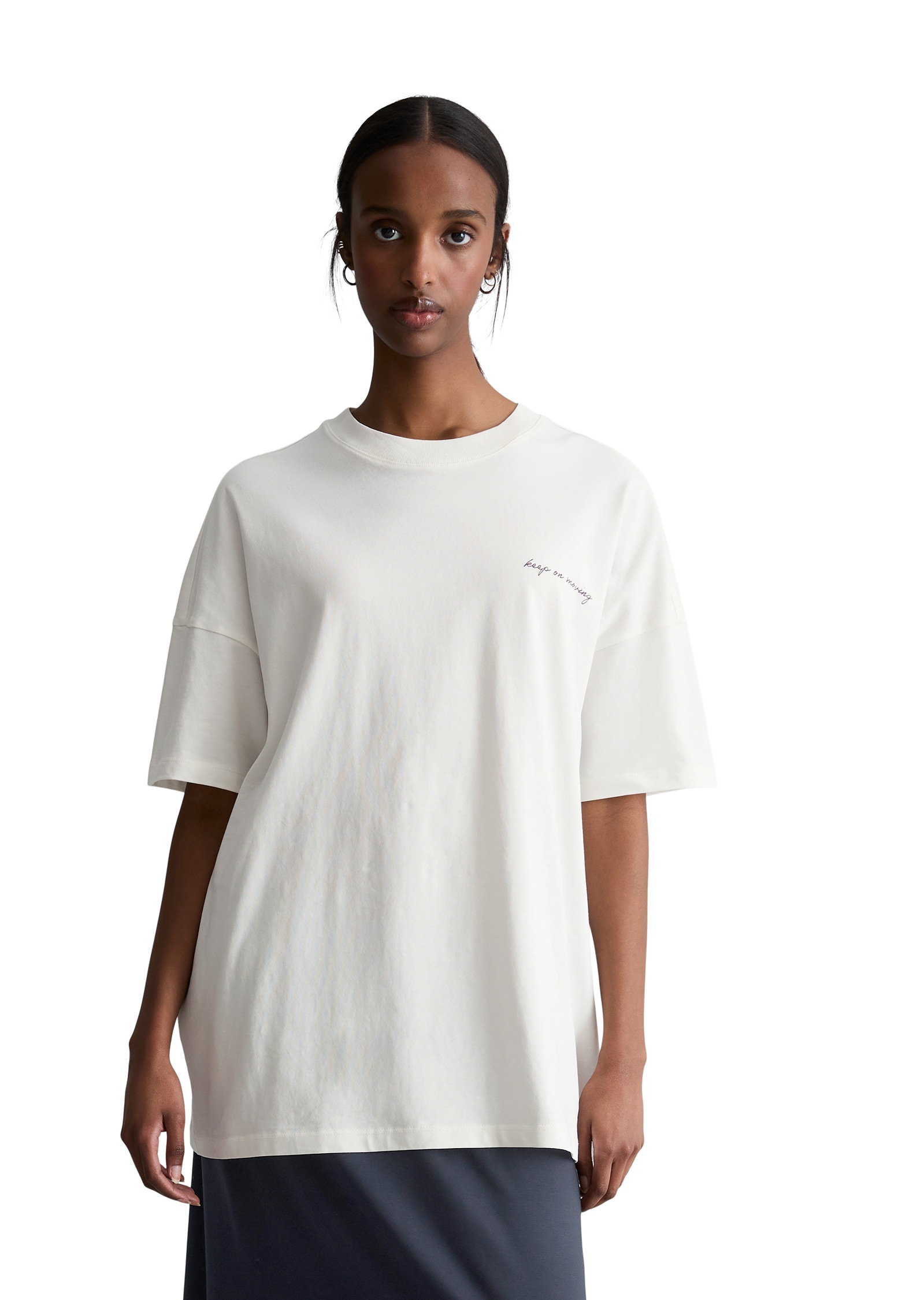 Marc OPolo DENIM T-Shirt "aus Heavy Jersey" günstig online kaufen