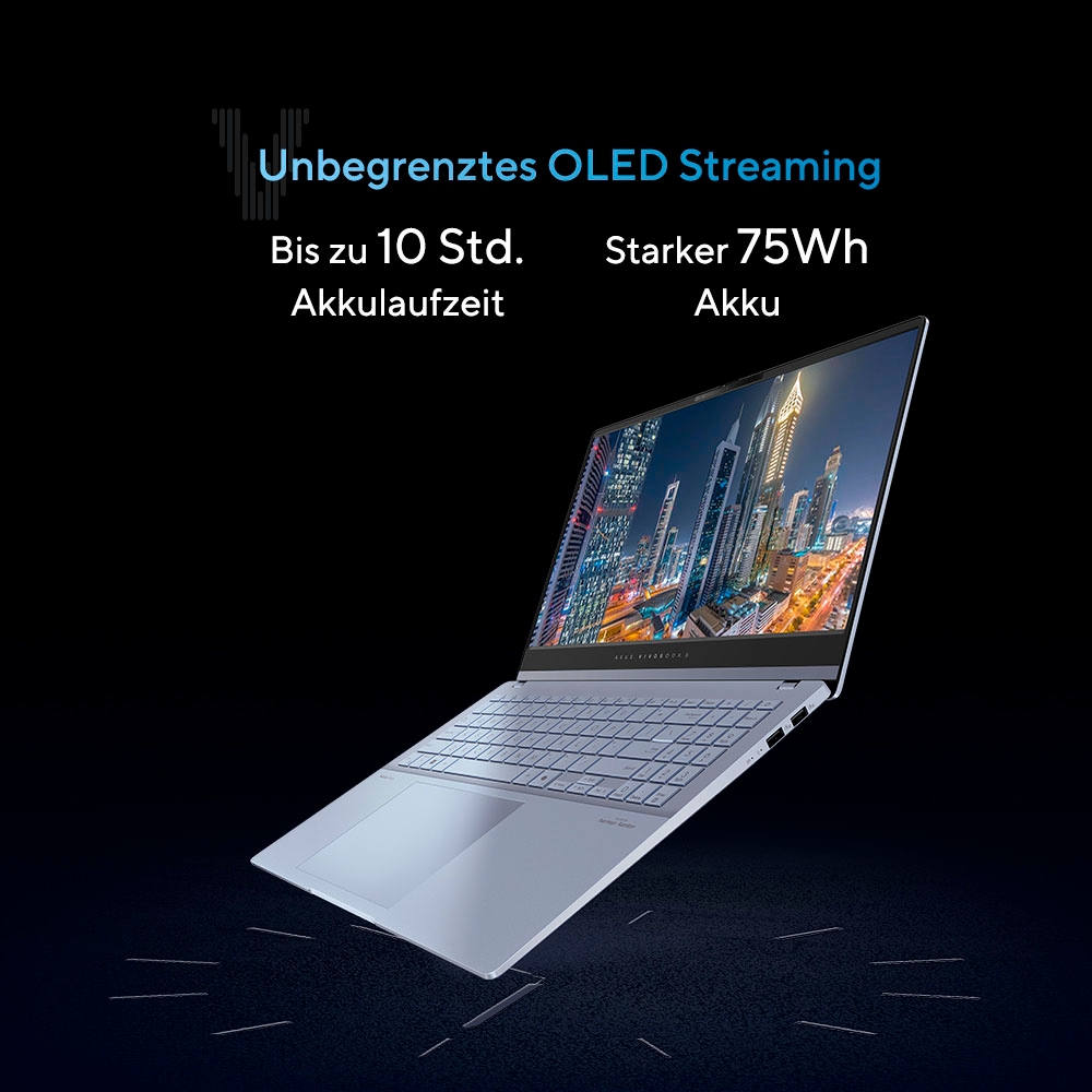 Asus Notebook »Vivobook S 15 OLED S5506MA-MA024W«, 39,6 cm, / 15,6 Zoll, Intel, Core Ultra 9, ARC, 1000 GB SSD