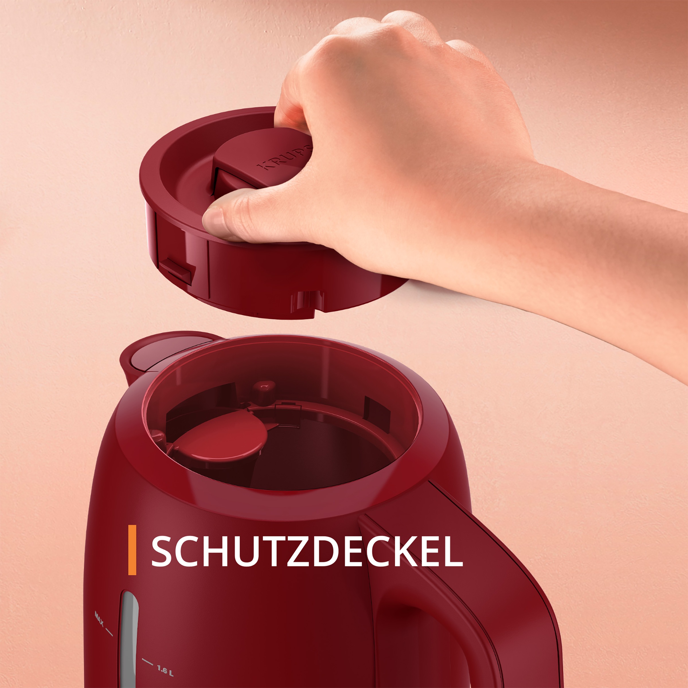 Tefal Wasserkocher »BW2445 Pro Aroma«, 1,6 l, 2400 W, verschließbarer Deckel, großes Fassungsvermögen von 1,6 l