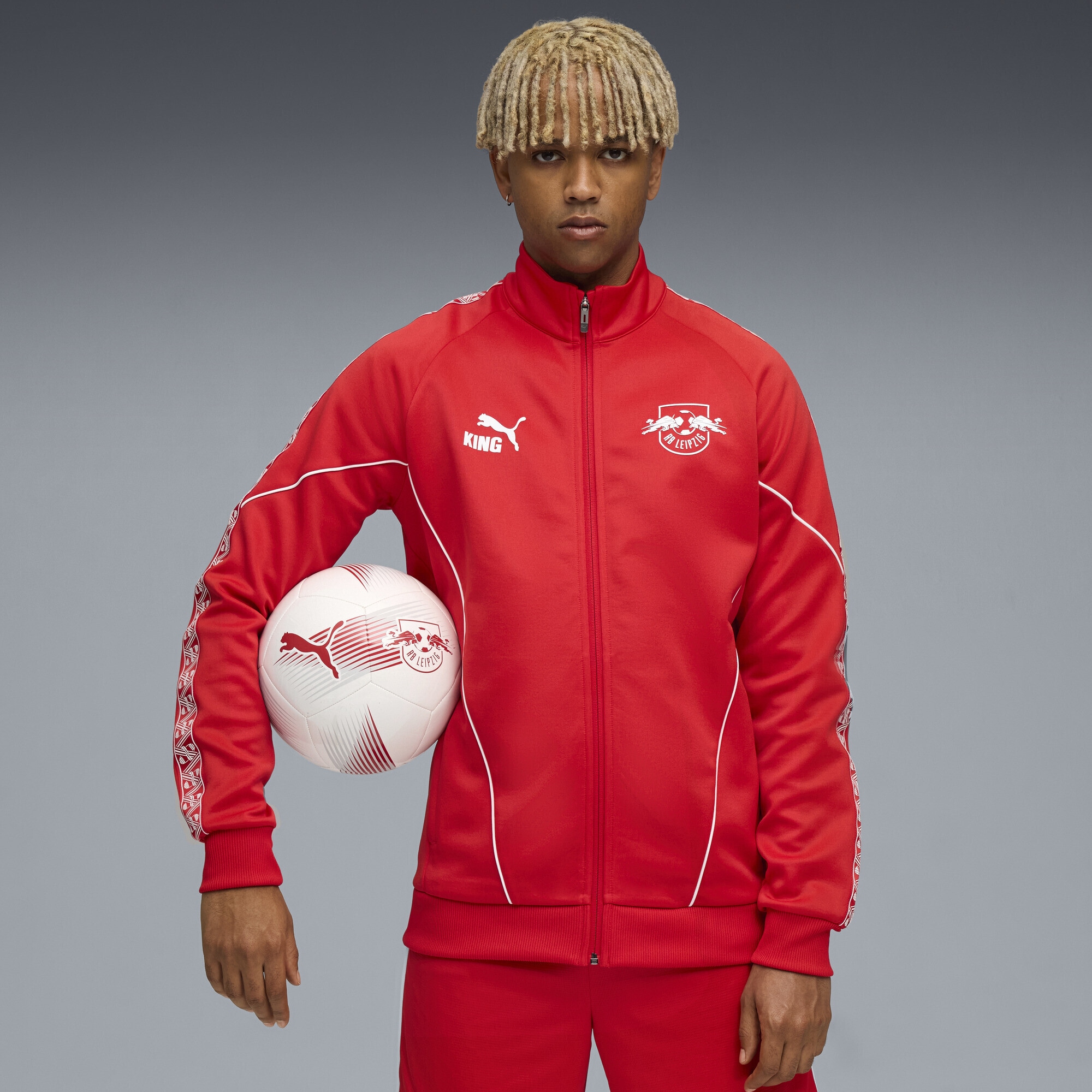 PUMA Sweatjacke »RB Leipzig KING Anthem Jacke Herren«