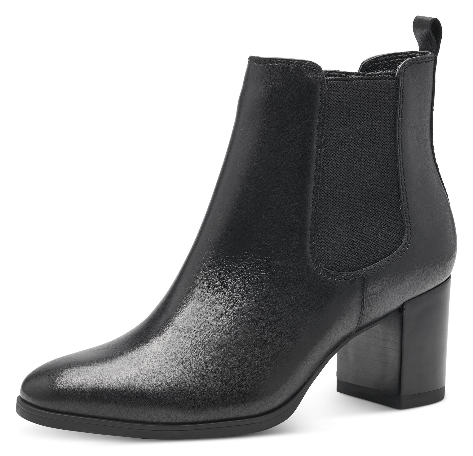 Tamaris Chelseaboots, Blockabsatz, Herbstmode, Stiefelette mit Stretcheinsatz