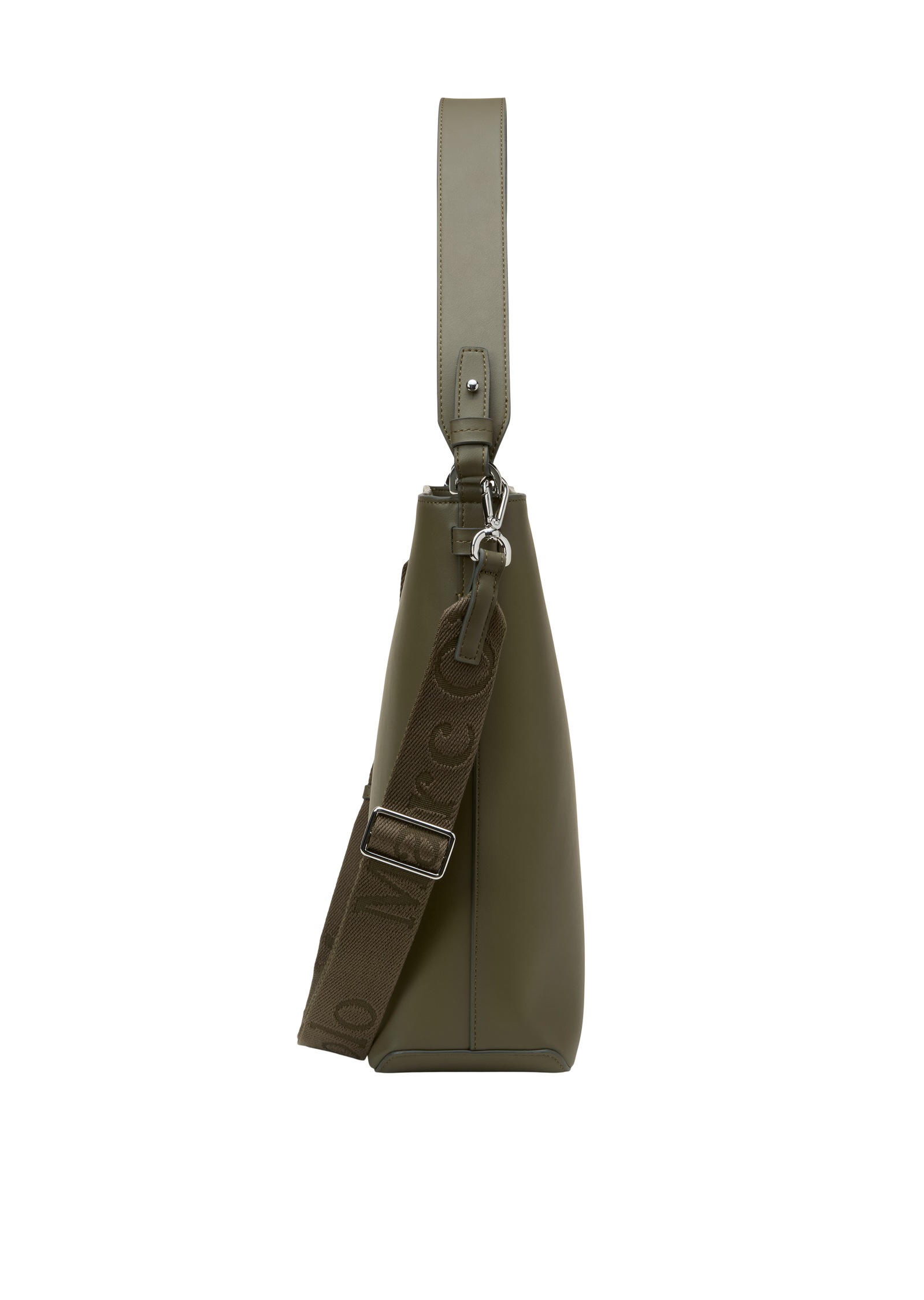 Marc O'Polo Accessories Hobo »VANJA«, Schultertasche, Damen-Handtasche mit langem Logo-Gurtband