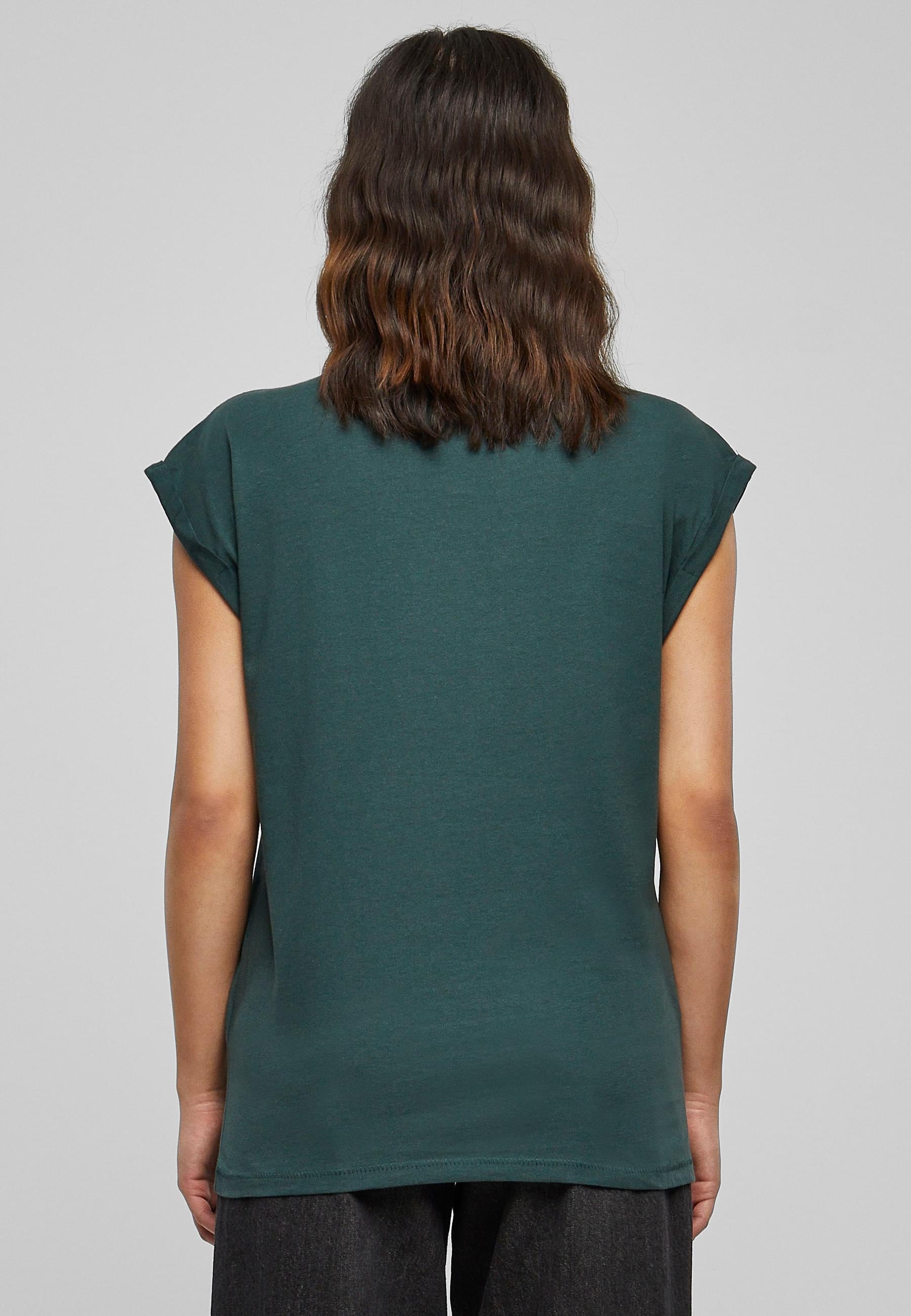 URBAN CLASSICS Kurzarmshirt »Urban Classics Damen Ladies Extended Shoulder Tee«, (1 tlg.)