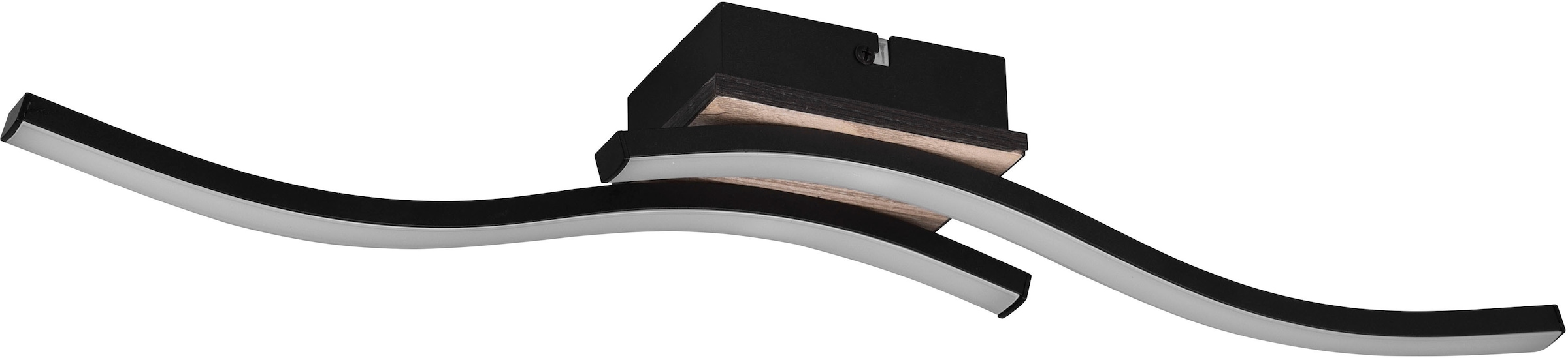 REALITY Leuchten LED Deckenleuchte »Route« LED-Modul 1 Stk. Warmweiß moderne Deckenlampe 2-flammig, LEDs mit 2x 500 Lumen