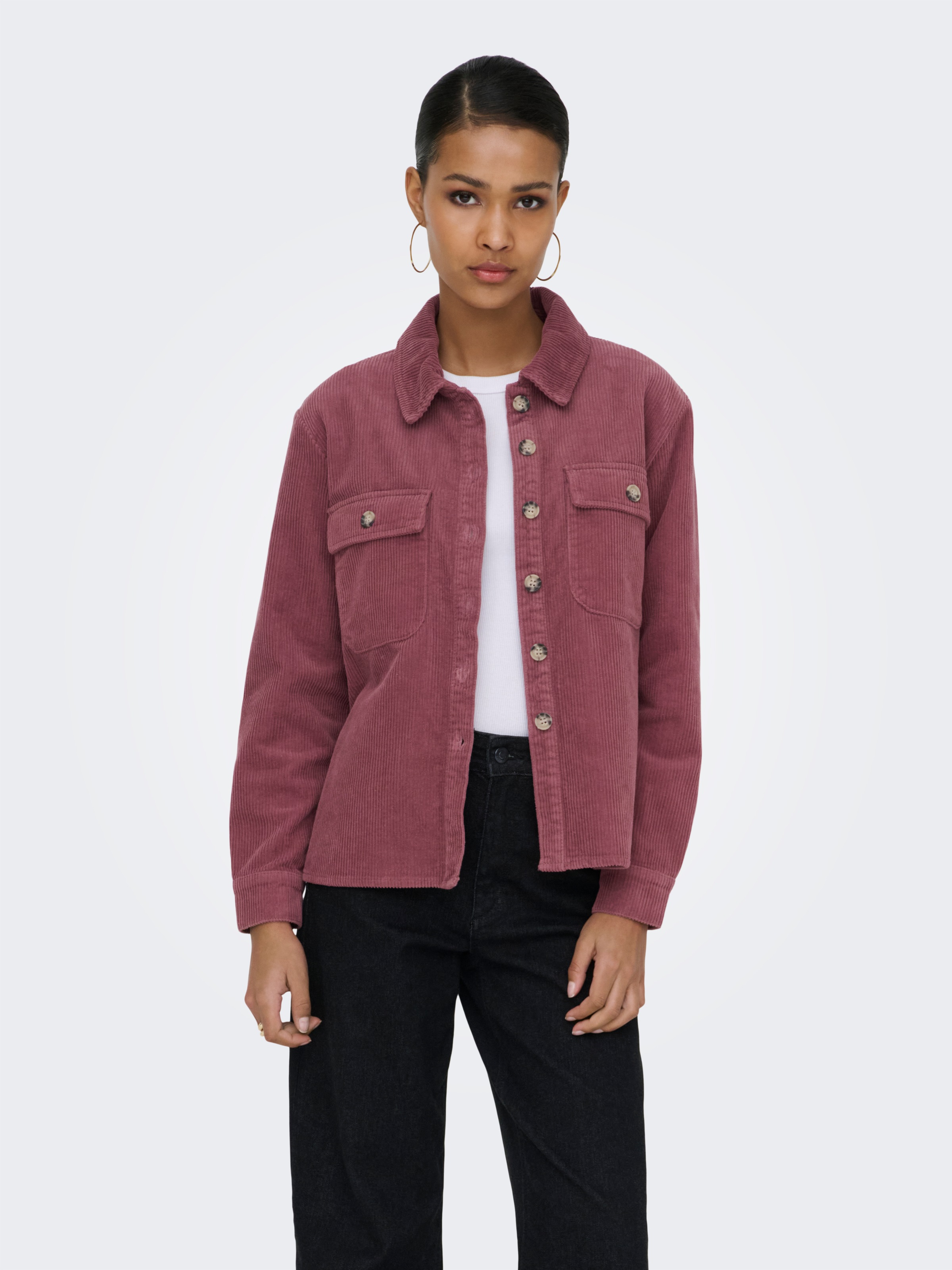 ONLY Cordjacke "ONLAMAZING L/S CORD SHACKET PNT" günstig online kaufen