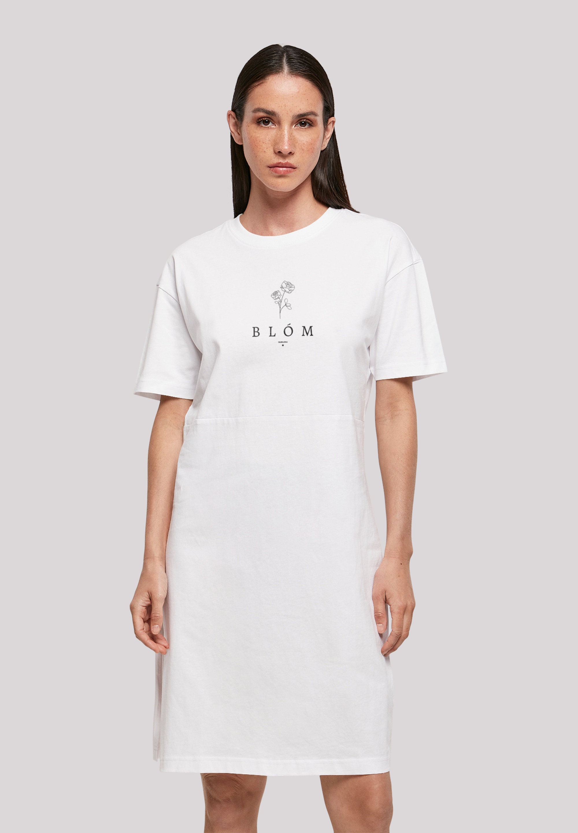 F4NT4STIC Shirtkleid "Blóm Rose", Print