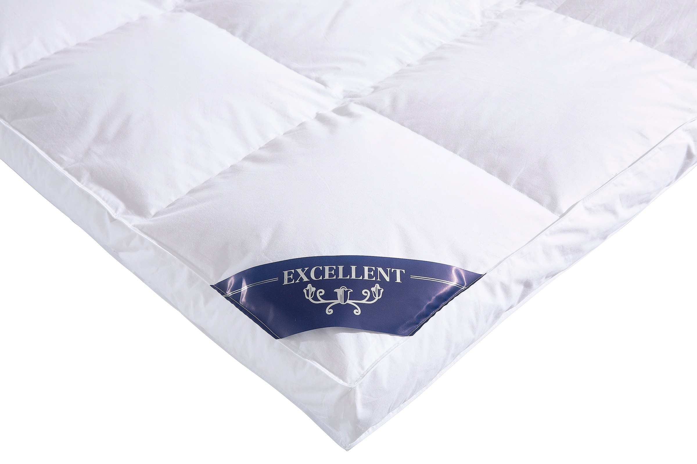 Excellent Daunenbettdecke »VENEDIG, Bettdecken für Sommer und Winter, Decke«, polarwarm, Füllung 90% Daunen, 10% Federn, Bezug 100% Baumwolle, (1 St.), Bettdecke 135x200 cm, 155x220cm und weitere Größen, Made in Germany