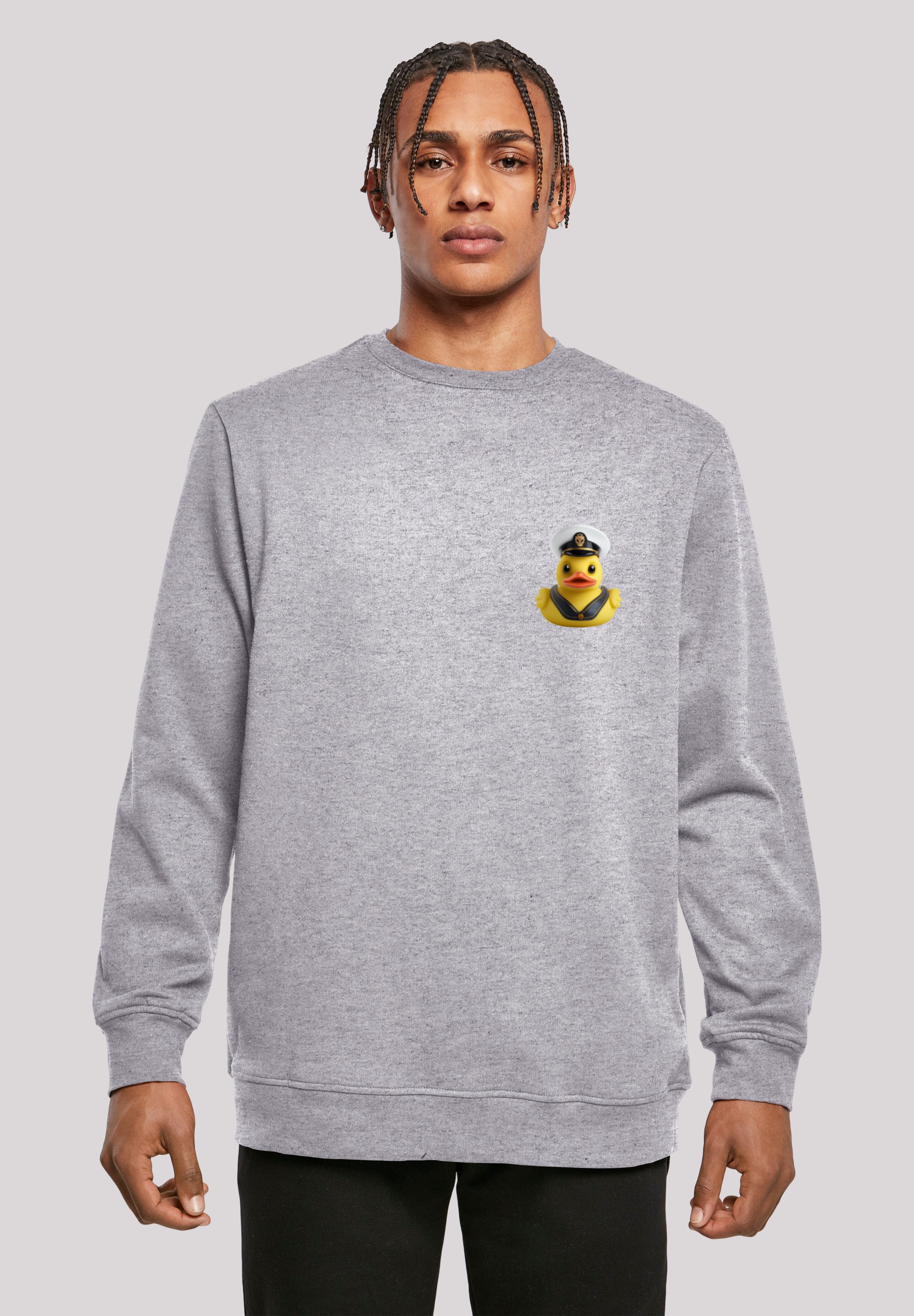 F4NT4STIC Kapuzenpullover "Rubber Duck Captain CREW", Print