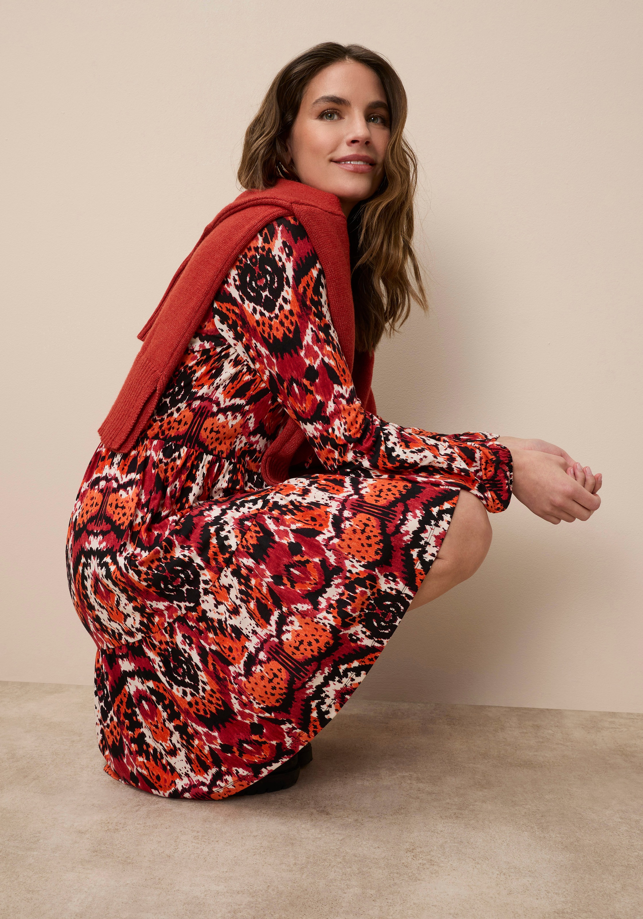 Tamaris Minikleid festliche Anlässe, aus Jerseystoff, Langarm günstig online kaufen