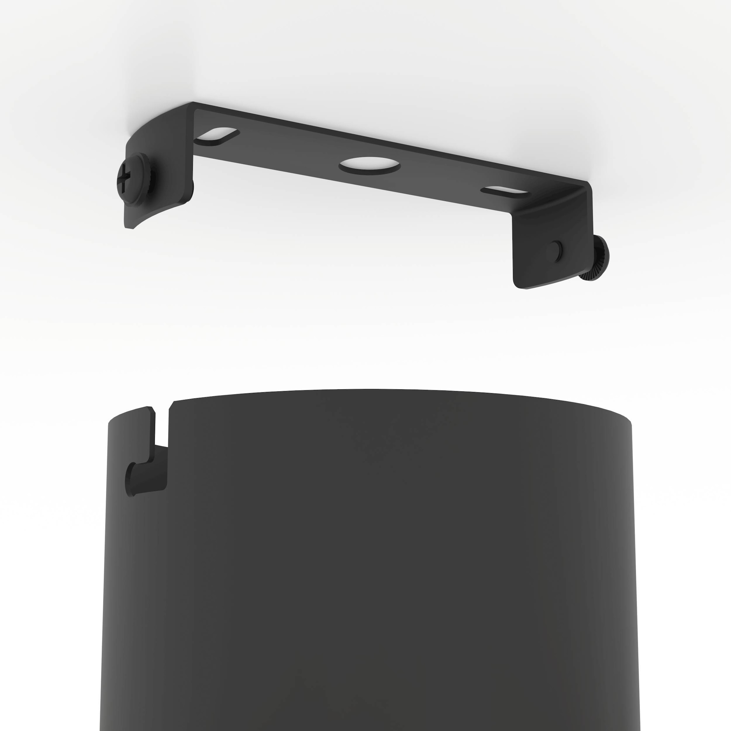 EGLO Deckenleuchte »Aieta Deckenlampe schwarz messing, Bürolampe, LED Lampe, Leuchte« LED-Modul 1 Stk. Neutralweiß Wand-/Deckenleuchte - L72 x B13 x H8 cm - 12W inkl.