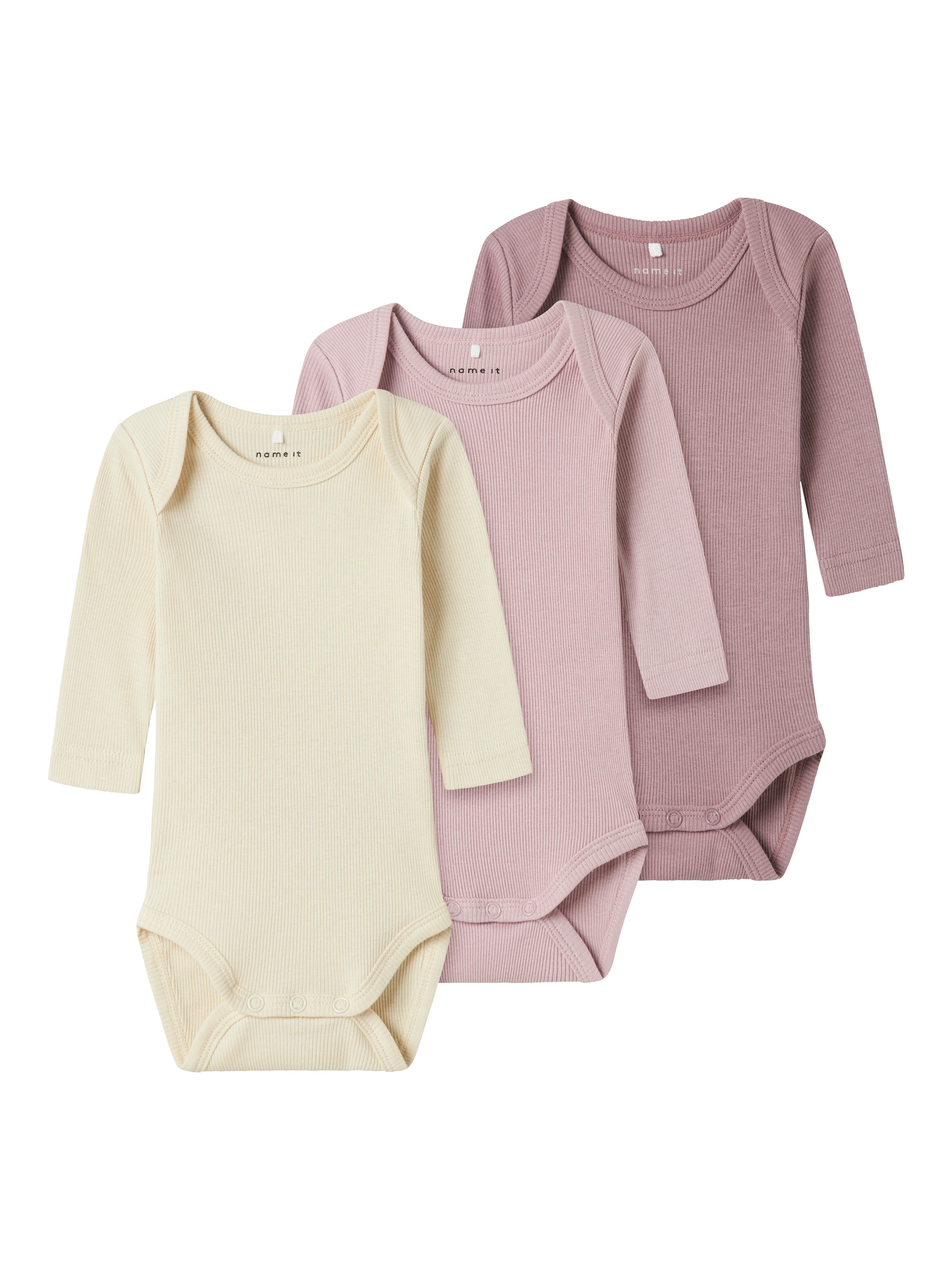 Name It Body »NBNBODY 3P LS SOLID RIB«