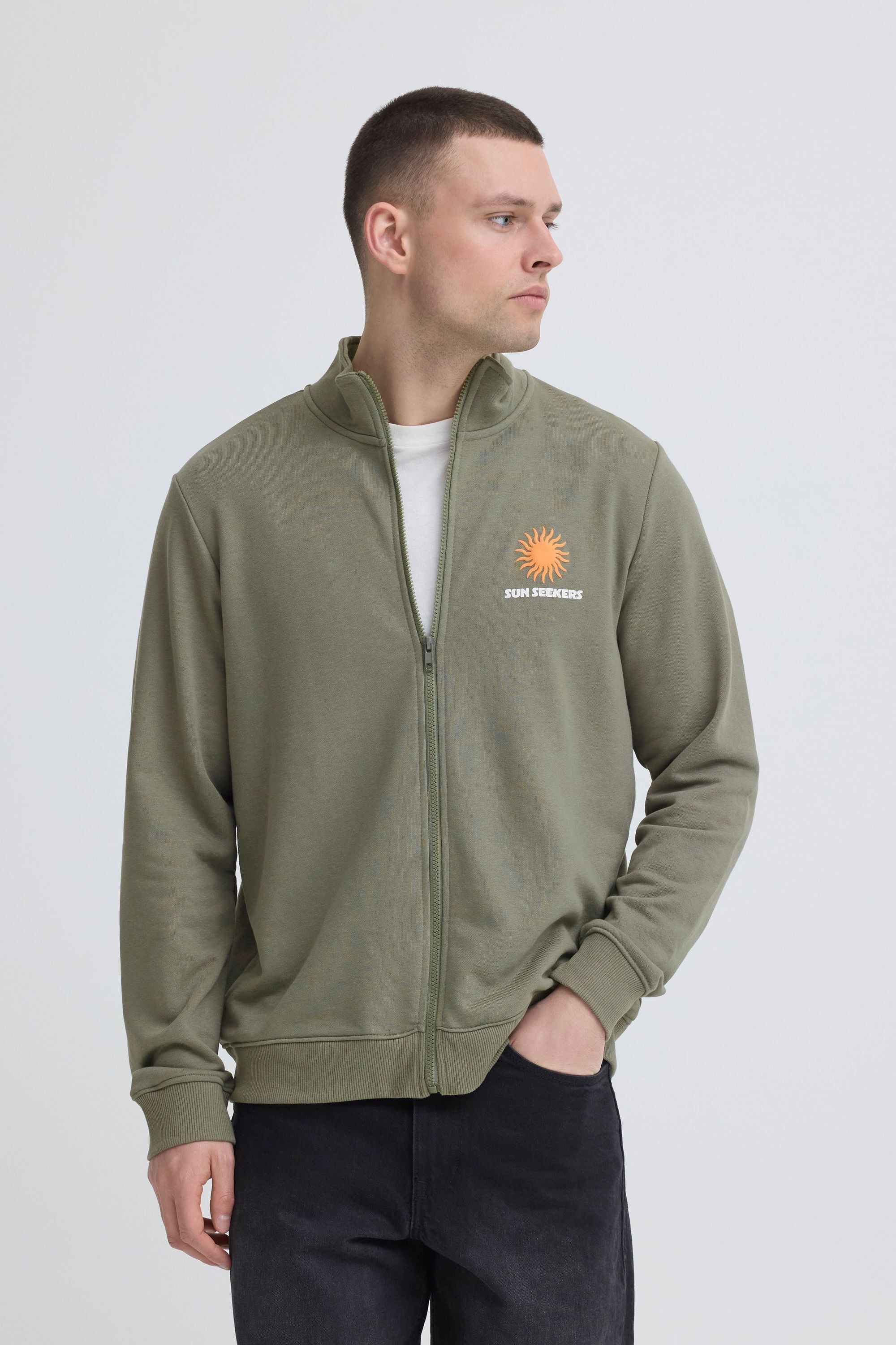Blend Sweatjacke "BHKonsta" Bequeme Sweatjacke mit Stehkragen günstig online kaufen