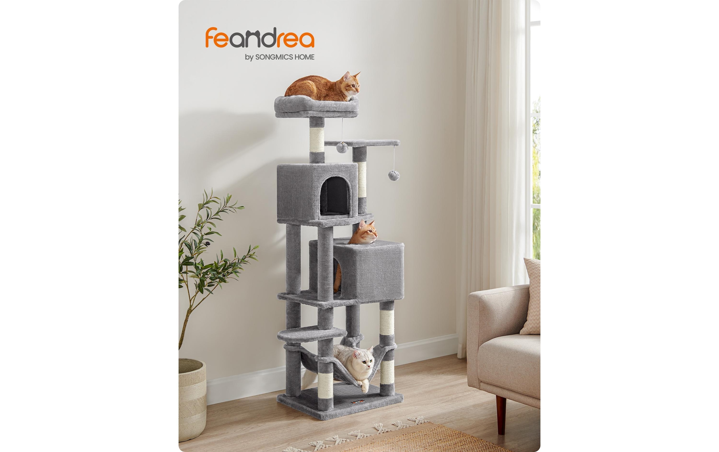 FEANDREA Kratzbaum »155 cm« 155 cm hoch