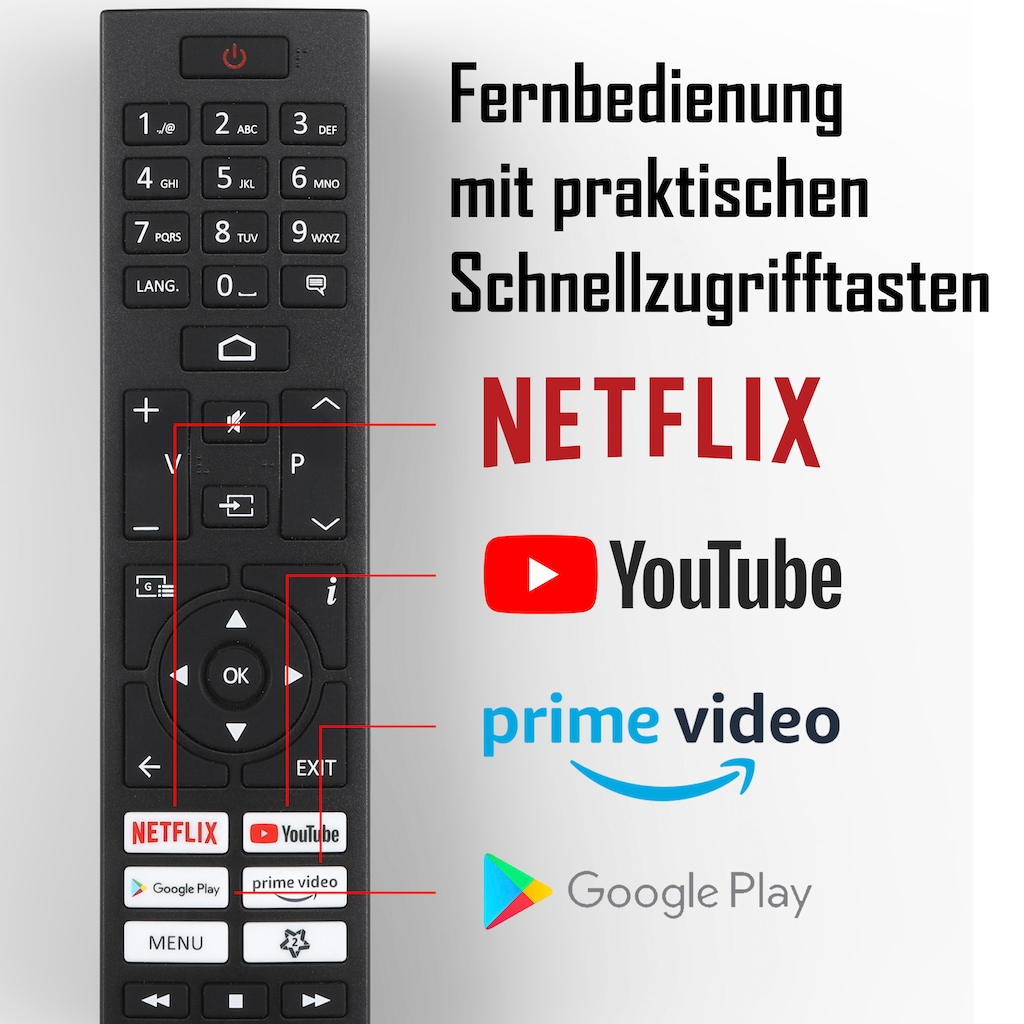 JVC LED-Fernseher »LT-32VAF3255«, 80 cm/32 Zoll, Full HD, Smart-TV-Android TV