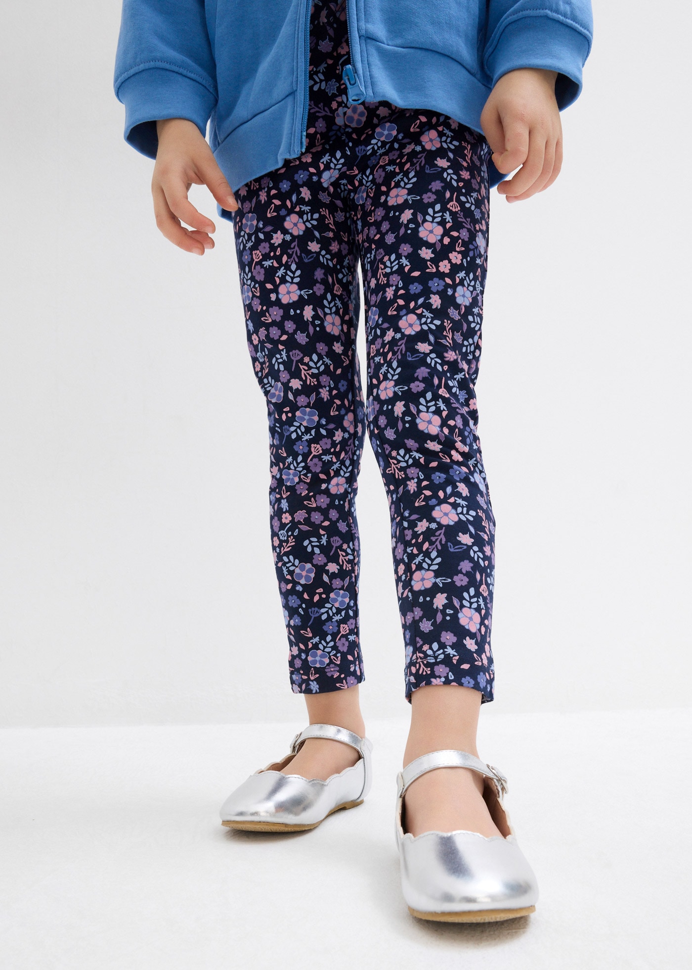 bonprix Leggings  aus Baumwolle mit Elasthan, bequeme Passform