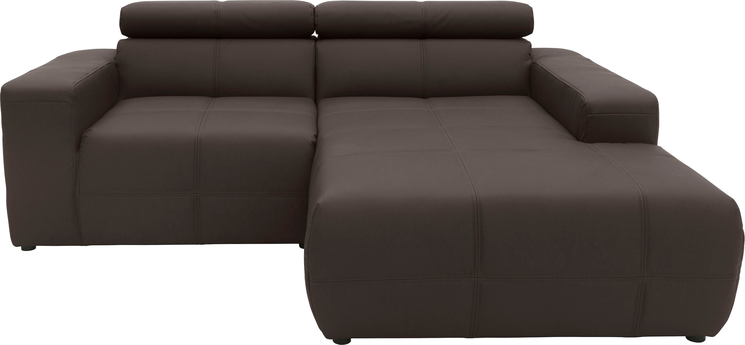 DOMO collection Ecksofa "Brandon Sitzbelastung 140 kg, kleine Ausführung B/ günstig online kaufen