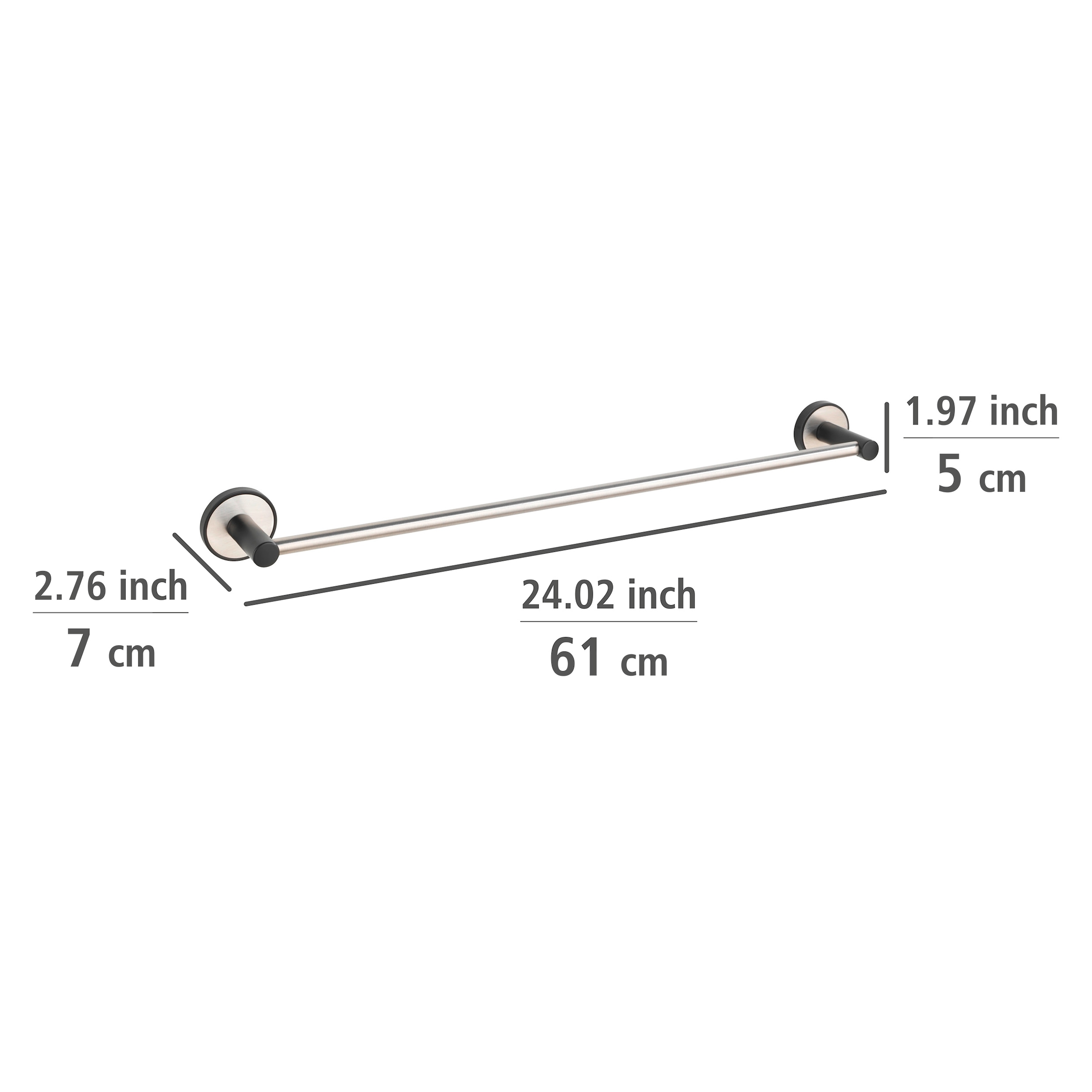 WENKO Handtuchstange »UV-Loc® Udine«, befestigen ohne Bohren