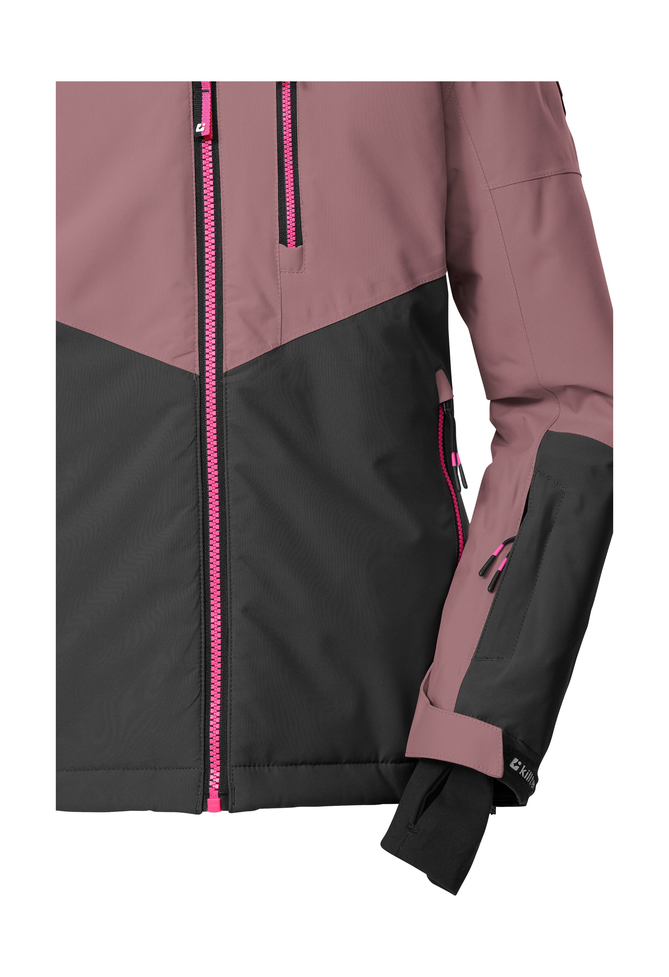 Killtec Skijacke »KSW 207 GRLS SKI JCKT«, Wasserdichte, atmungsaktive Kinderjacke mit reflektierenden Details