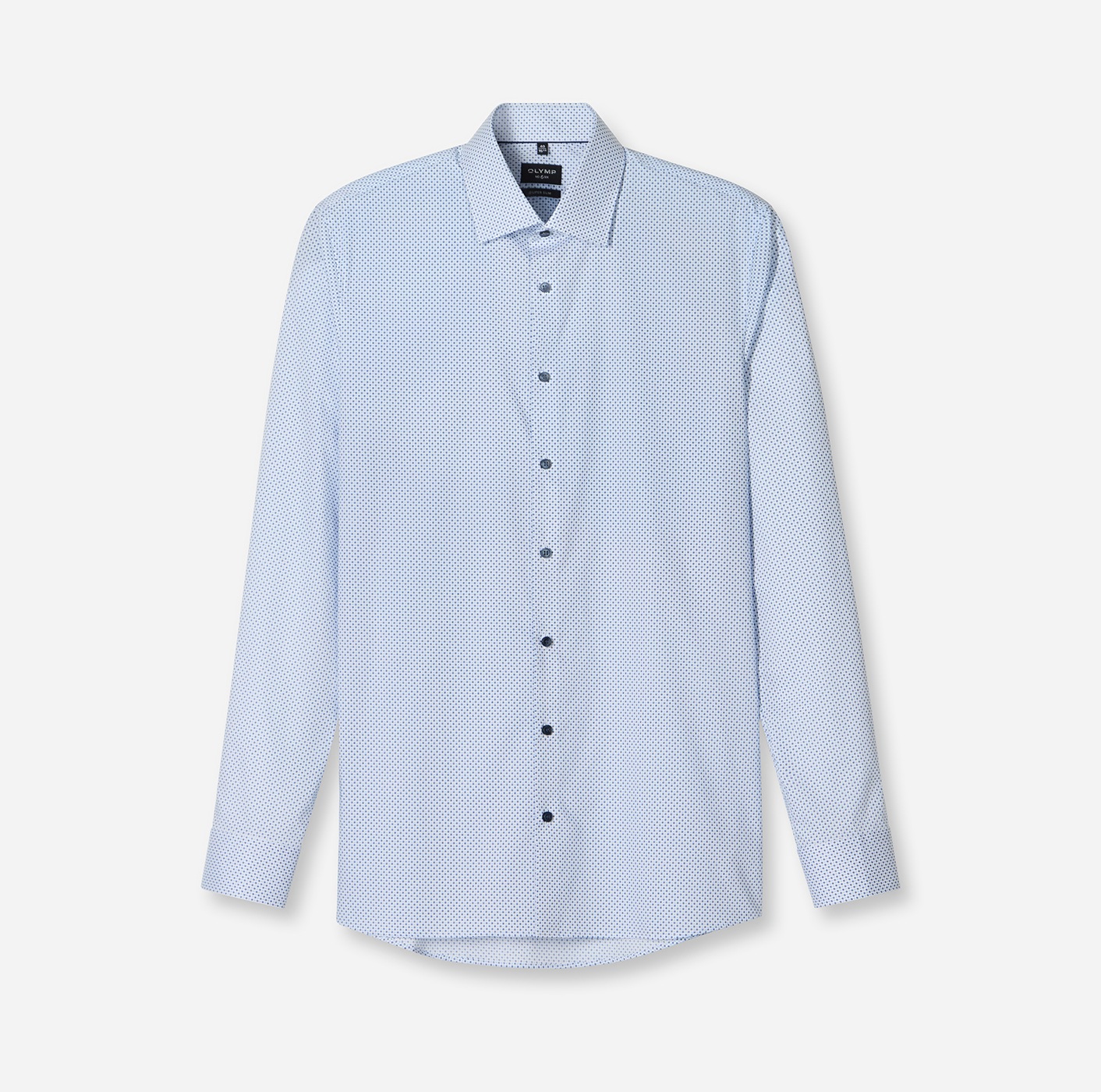 OLYMP Langarmhemd "No 6 six", super slim, New York Kentkragen, gemustert, B günstig online kaufen