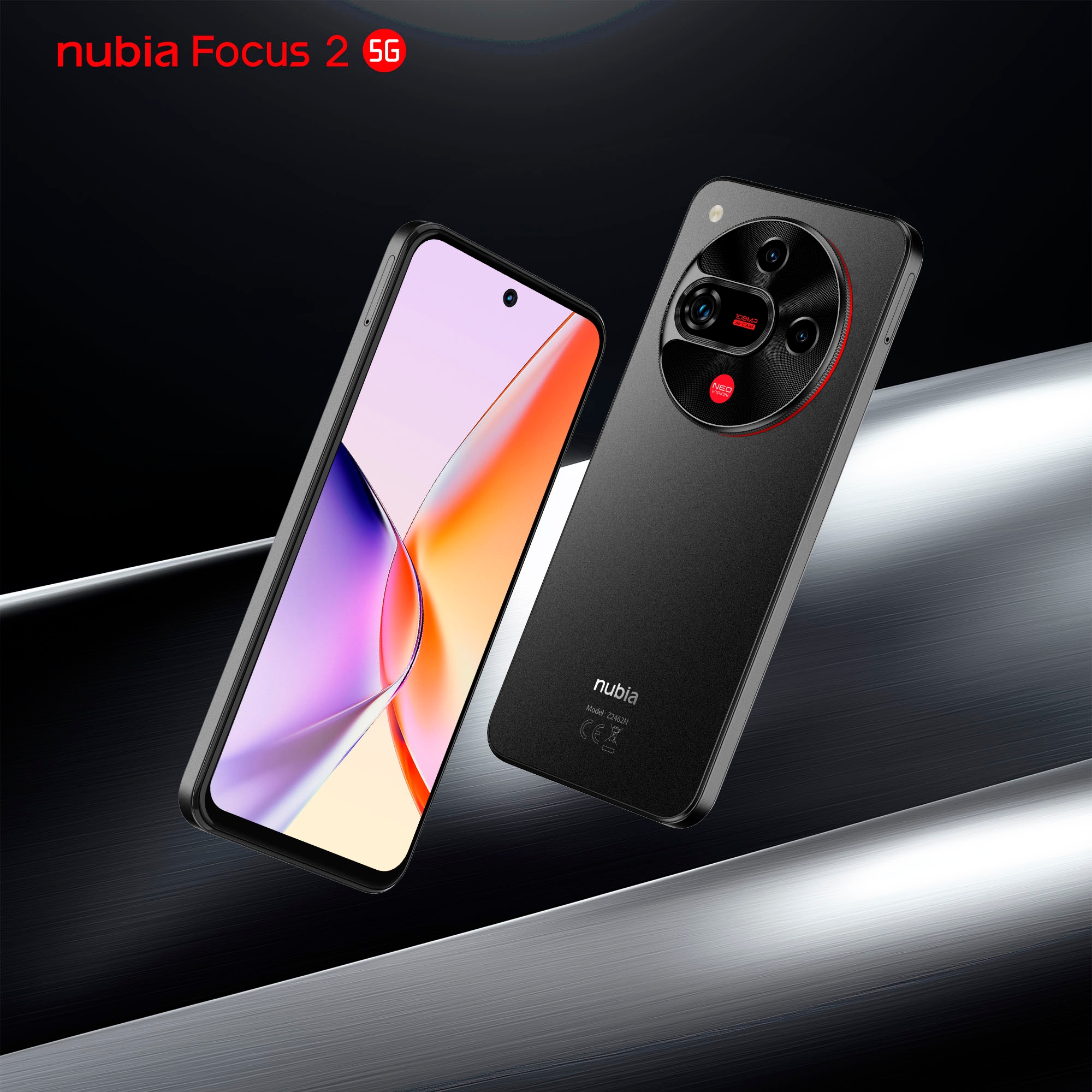 Nubia Smartphone »nubia Focus 2 5G«, schwarz
