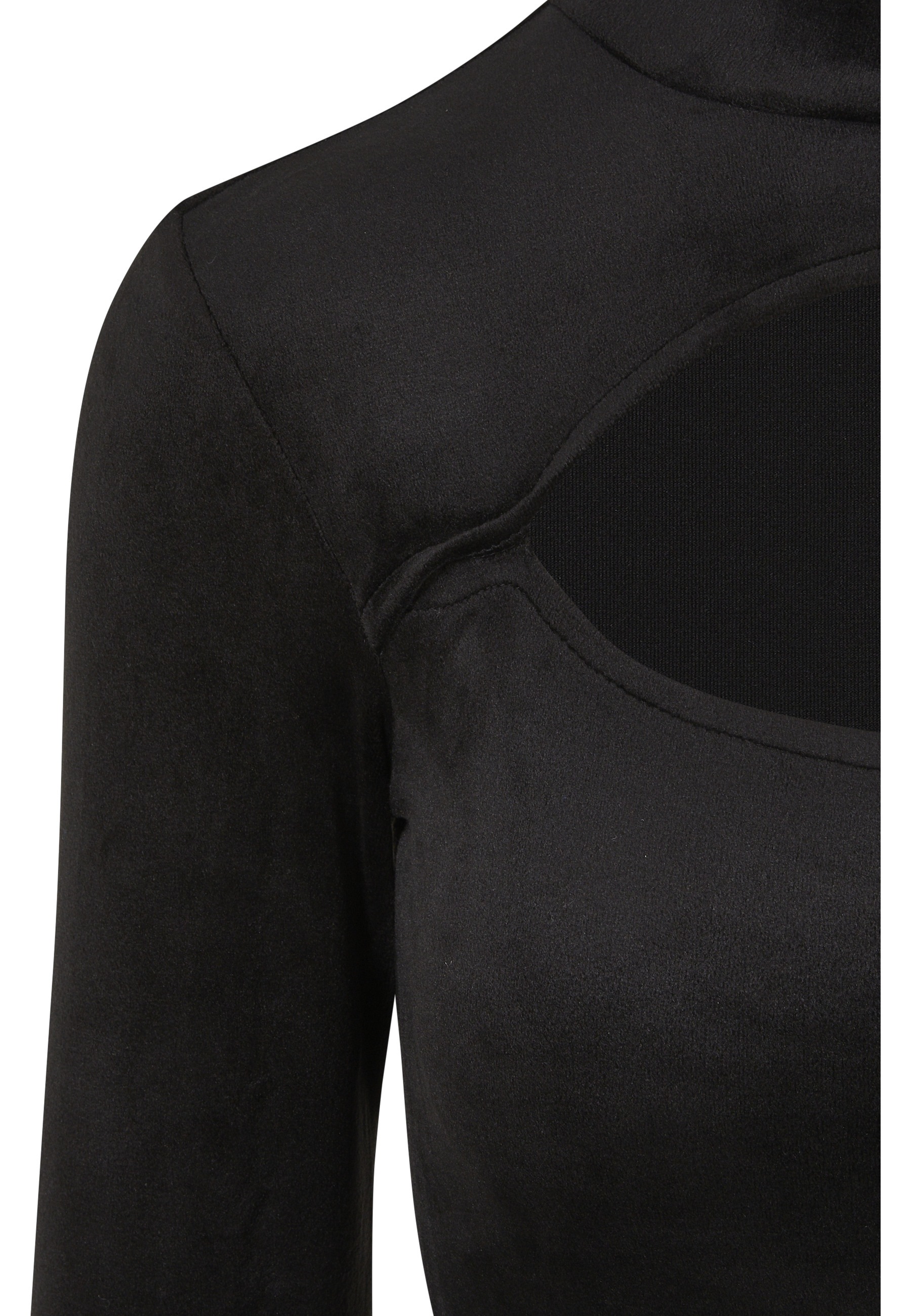 URBAN CLASSICS Body »Urban Classics Damen Ladies Velvet Cut-Out Turtleneck Body«
