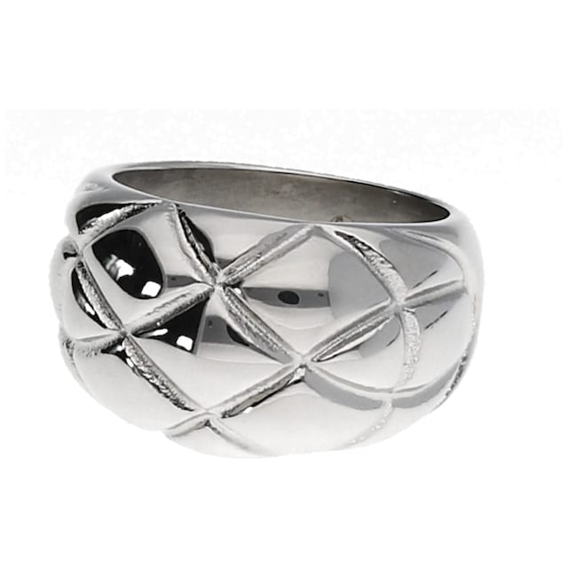 Jacques Charrel Fingerring »topmodern mit struckturierter Oberfläche,  Edelstahl« online bestellen | BAUR