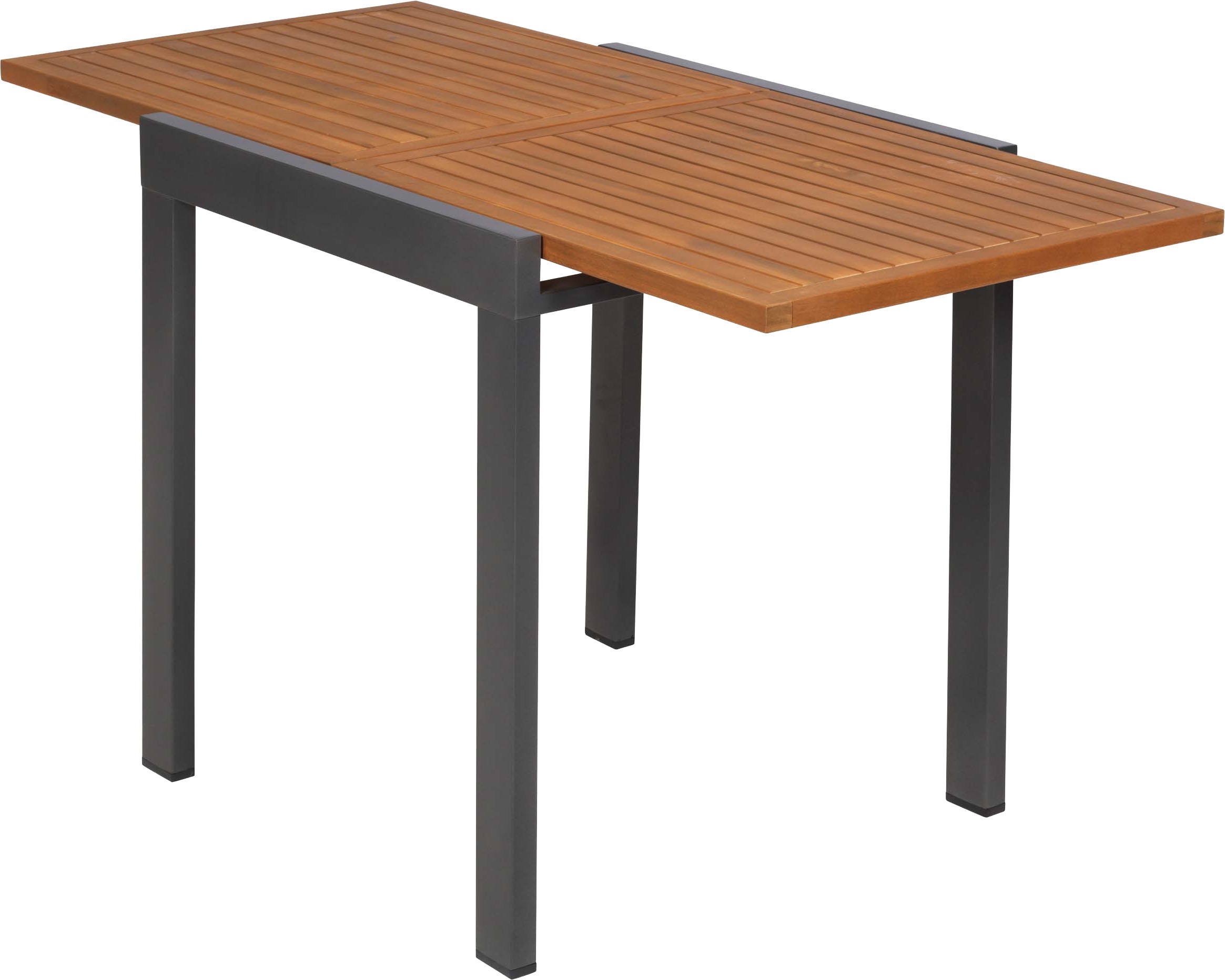 MERXX Balkonset »Athos« Set, 3 tlg. inkl. 2 Klappsessel, 1 Balkonausziehtisch