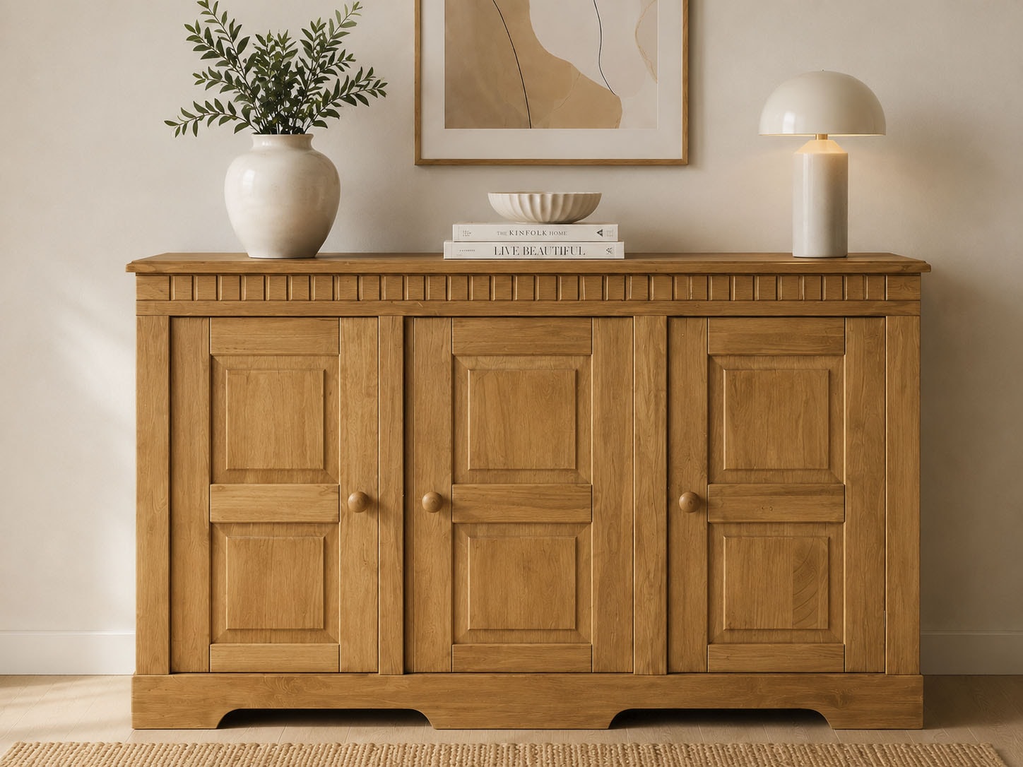 OTTO home Sideboard "Lisa" Kommode aus massivem Kiefernholz, in 2 Breiten lieferbar
