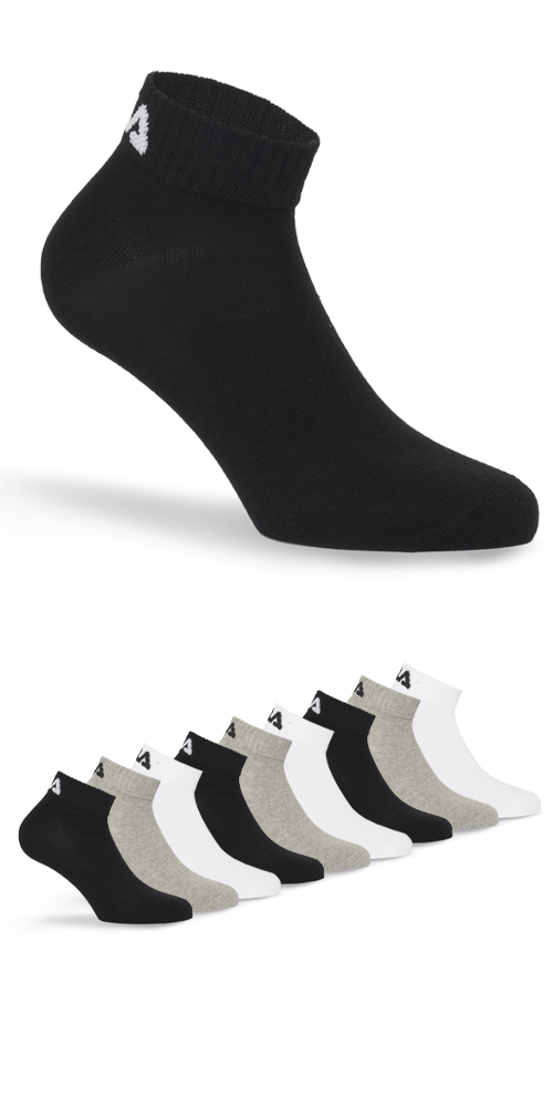 Fila Kurzsocken "UNISEX QUARTER PLAIN SOCKS", (9 Paar), mit klassischem Log günstig online kaufen