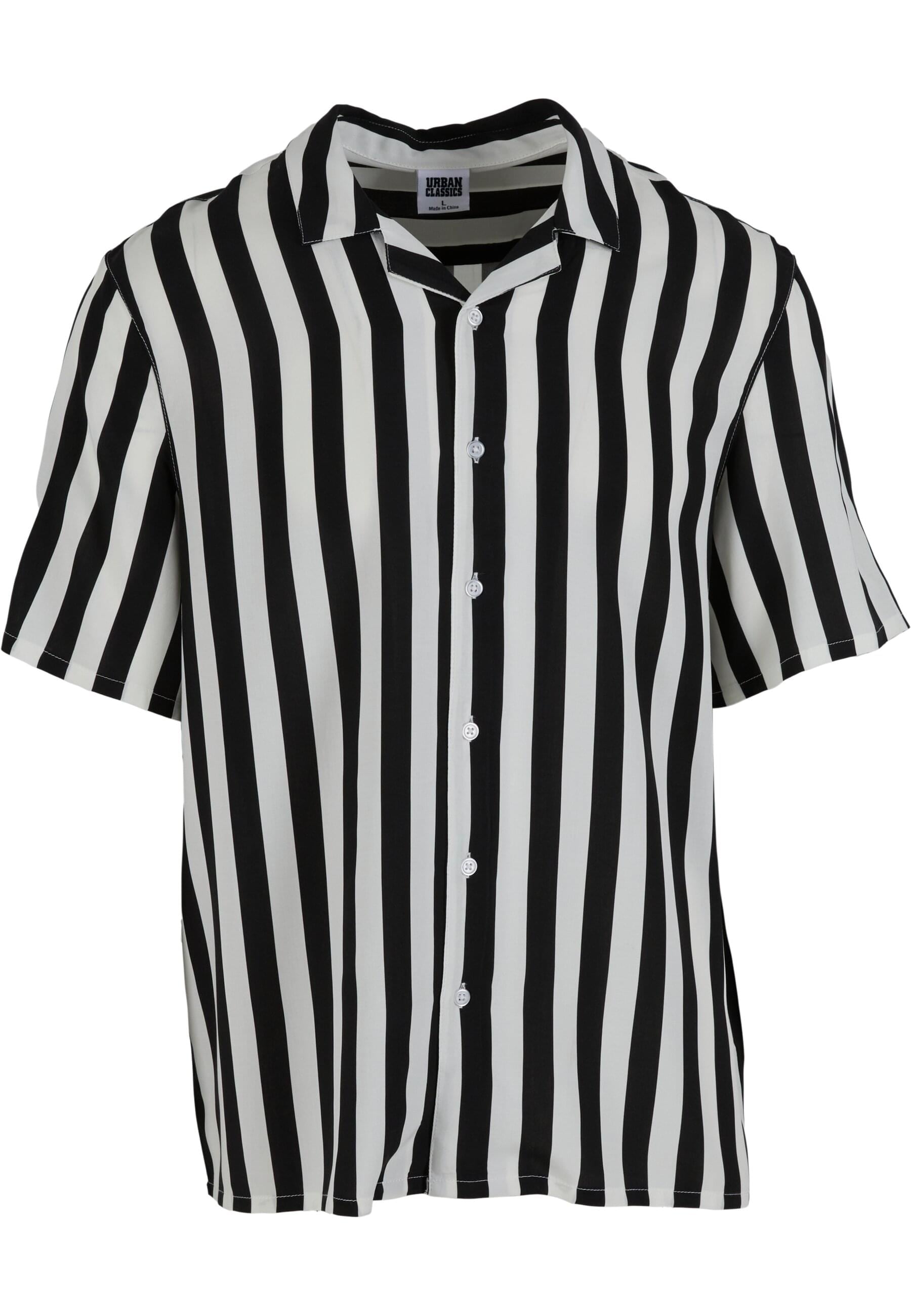 URBAN CLASSICS Kurzarmhemd "Urban Classics Herren Viscose AOP Resort Shirt" günstig online kaufen