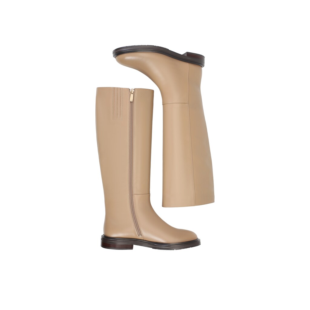 Schuhe Stiefel ekonika Stiefel, mit trendiger Kontrastsohle beige Schuhe Stiefel ekonika Stiefel, mit trendiger Kontrastsohle beige