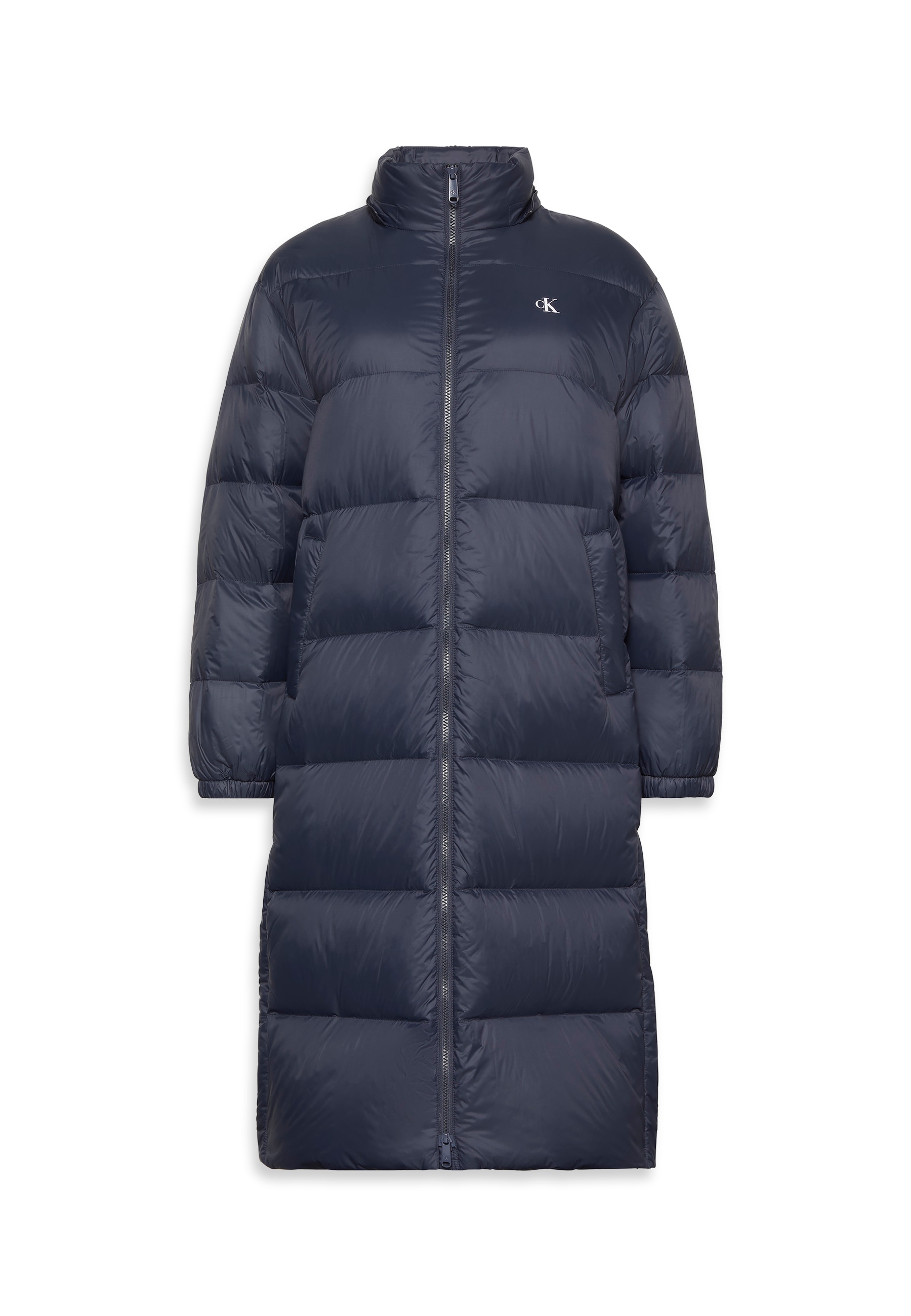 Calvin Klein Jeans Steppmantel »ESSENTIAL MIDWEIGHT LONG PUFFER«, Mit Rundhalsausschnitt, regular fit