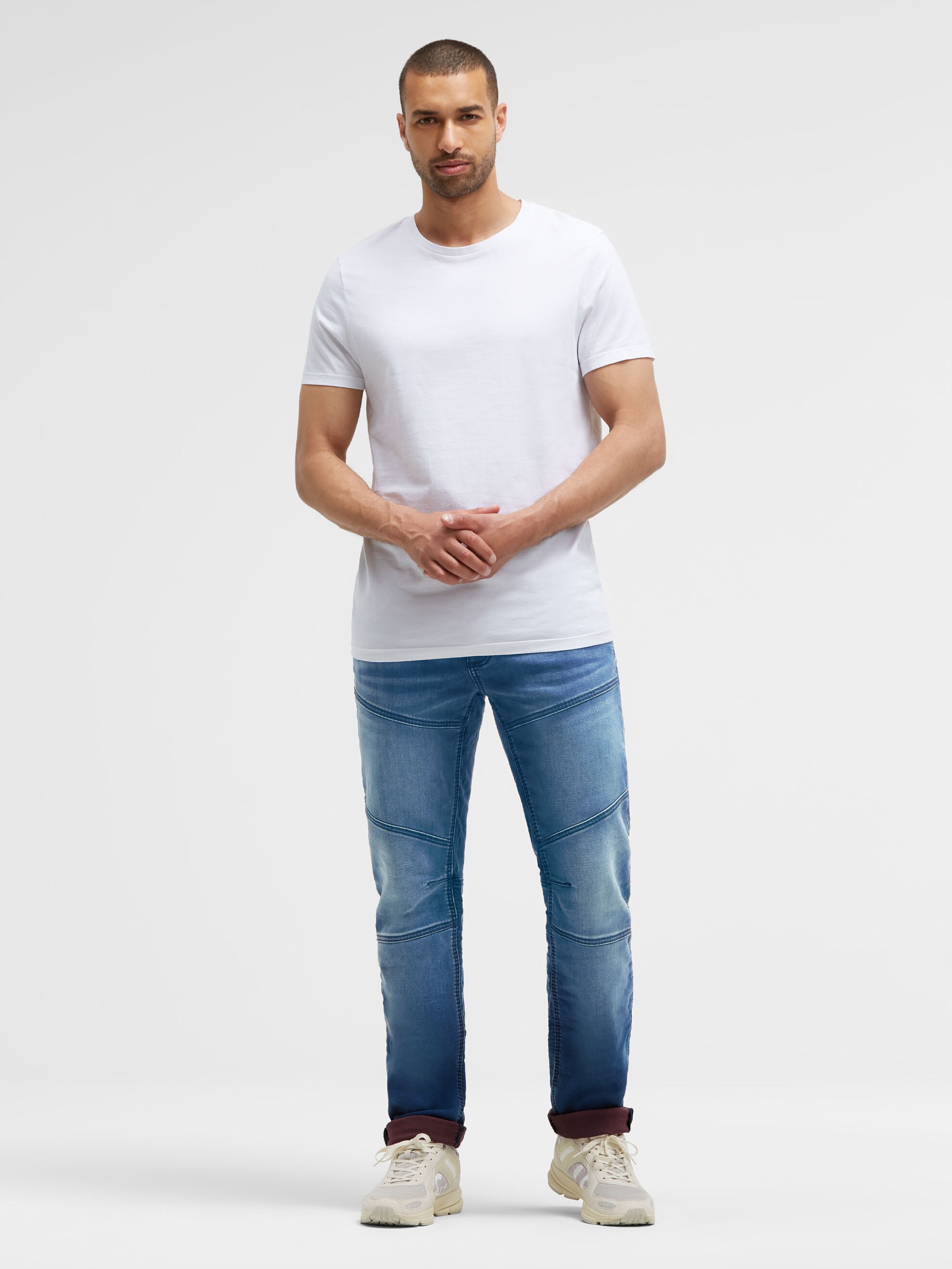 CAMP DAVID Regular-fit-Jeans mit Teilungsnähten
