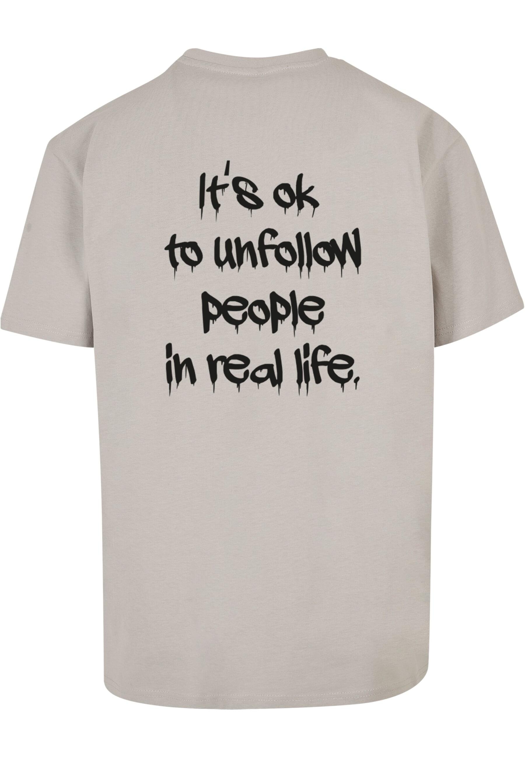 Merchcode T-Shirt "Merchcode Herren Unfollow front X Oversize Tee", (1 tlg. günstig online kaufen