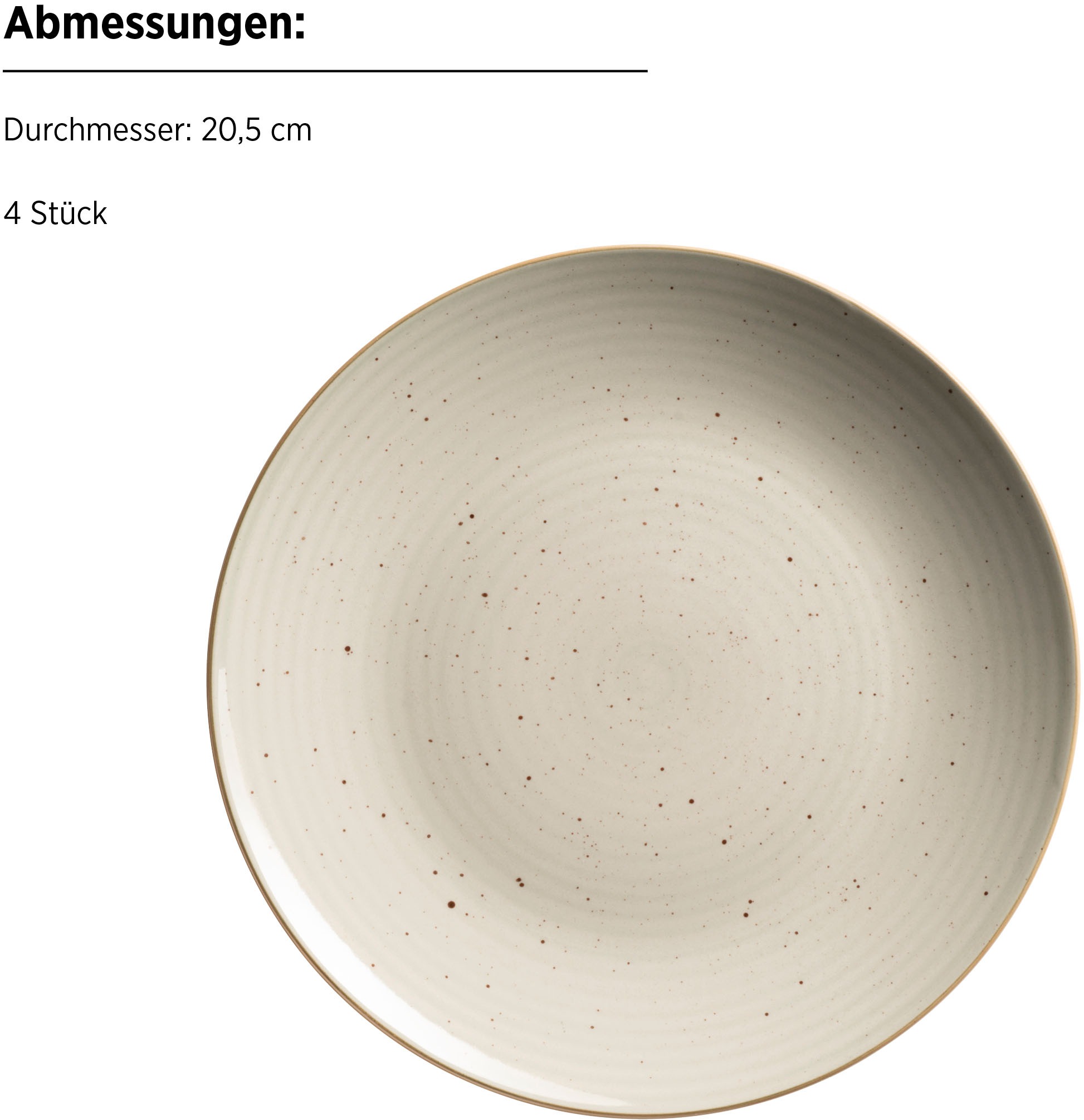 MÄSER Kombiservice »VALMERA, Geschirr Set, Steinzeug«