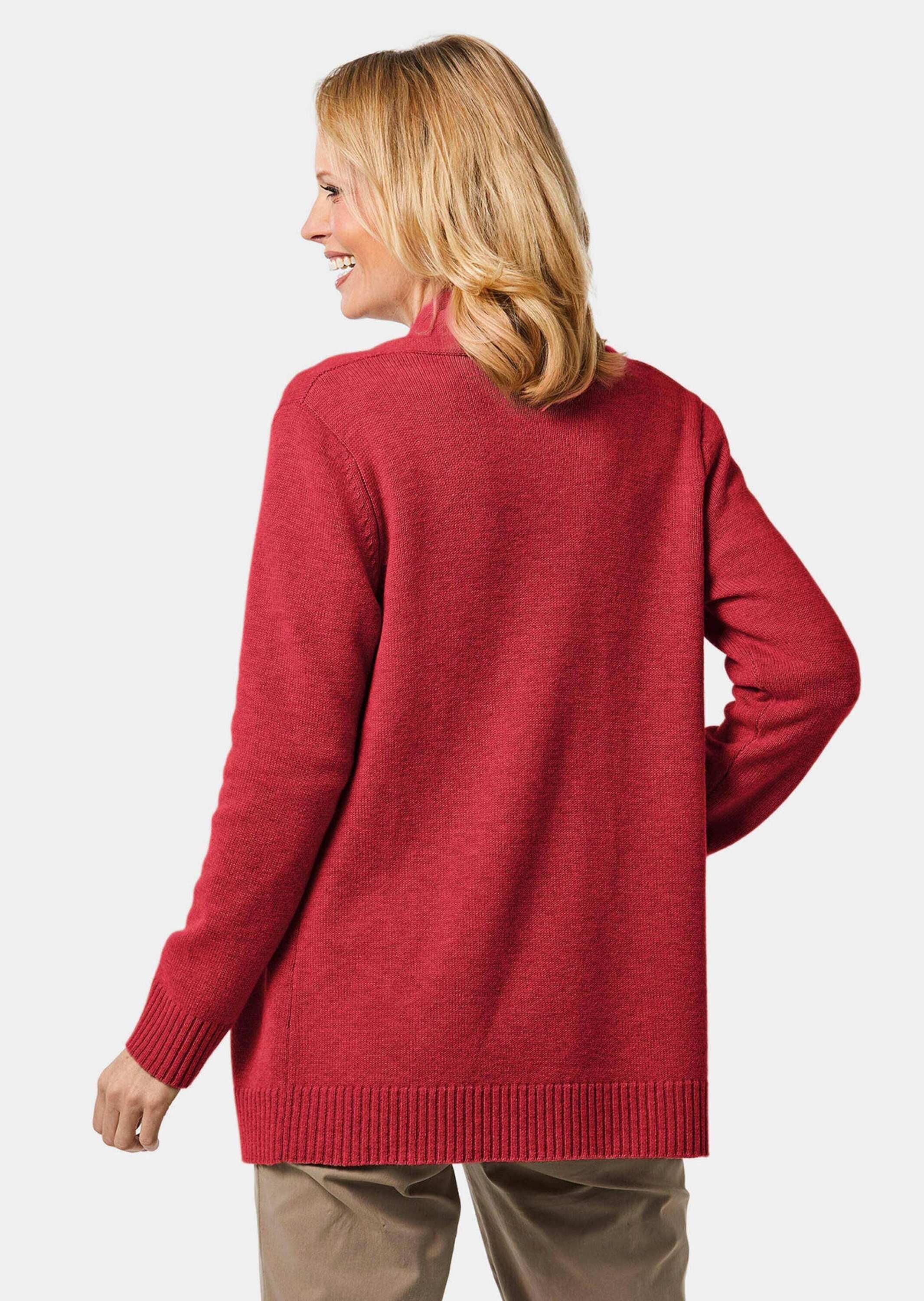 GOLDNER Strickjacke »Kurzgröße Strickjacke aus Merinowolle«