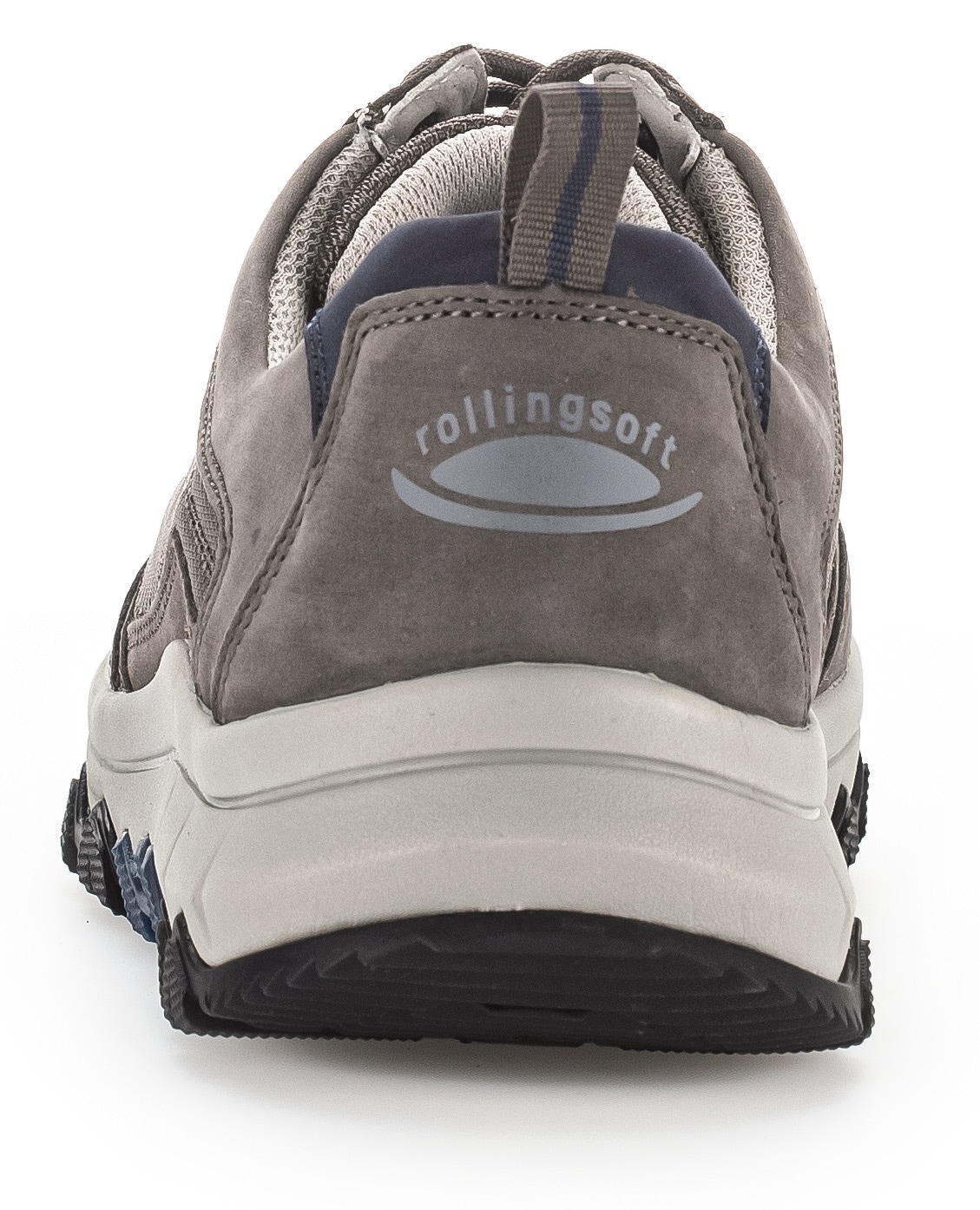 Gabor Rollingsoft Keilsneaker, Freizeitschuh, Halbschuh, Schnürer mit Kontrastnähten, G-Weite