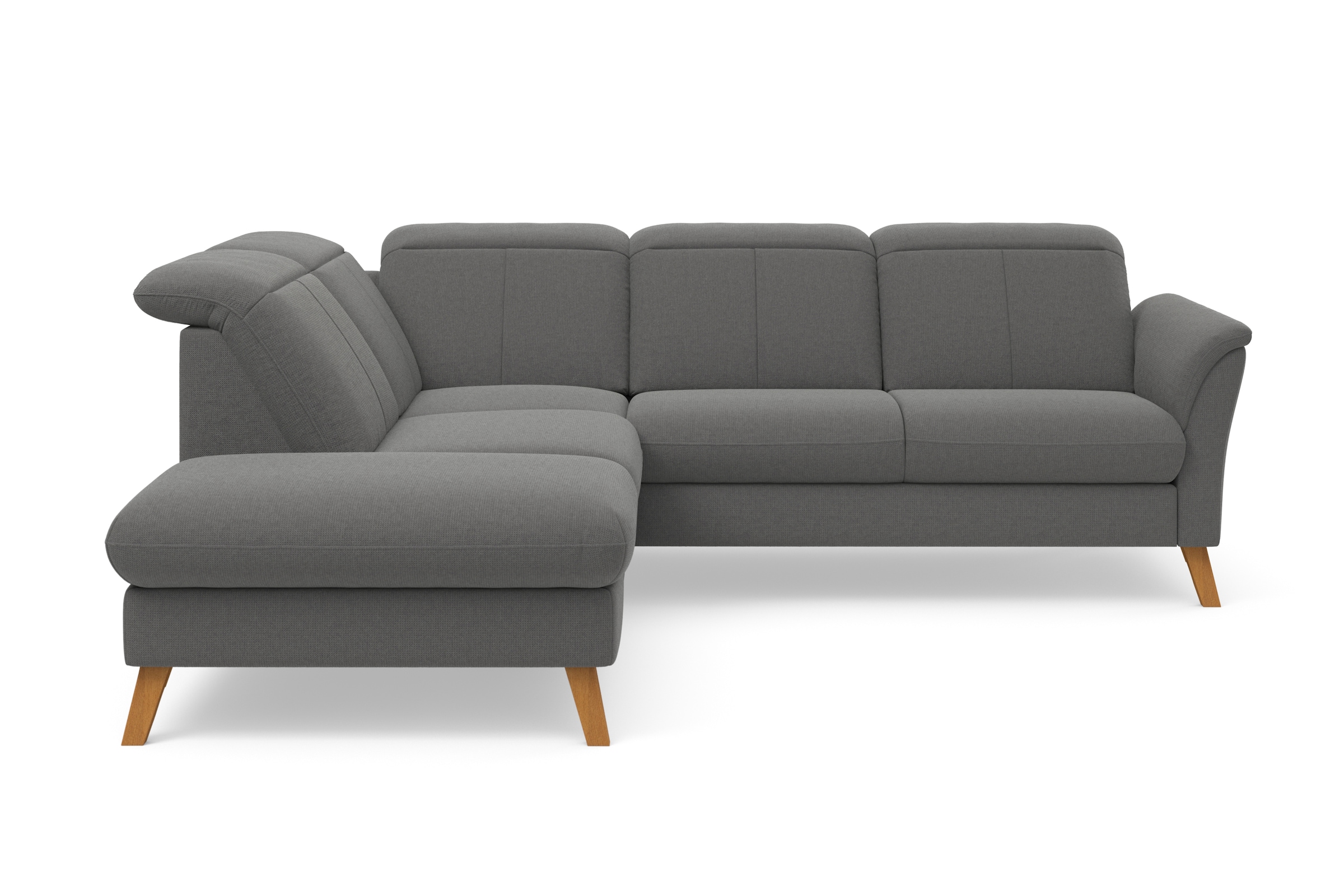 sit&more Ecksofa "Romero L-Form" wahlweise mit oder ohne TV-Funktion, Schlaffunktion, Bettkasten